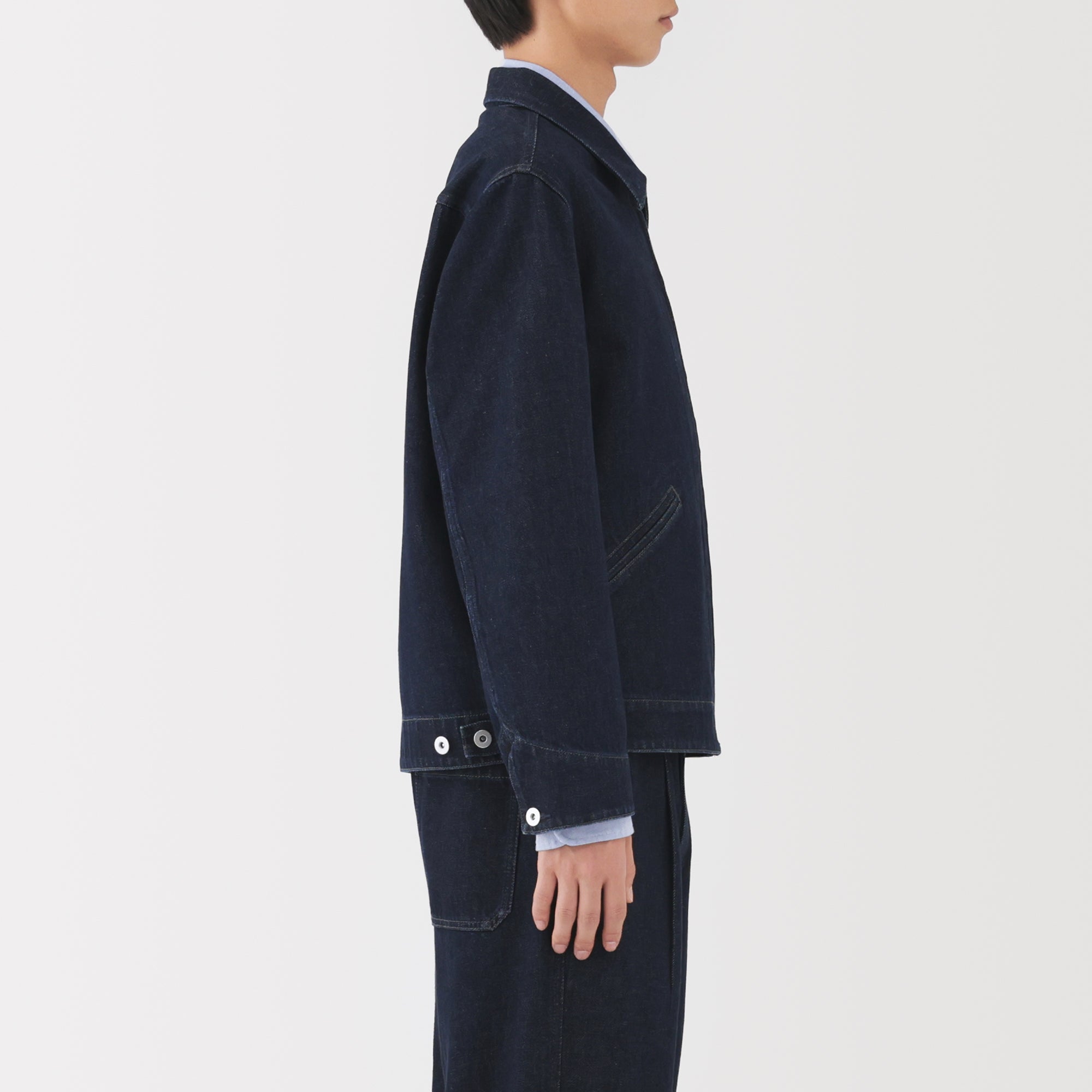 Kapok Blend Denim Blouson - Image 13