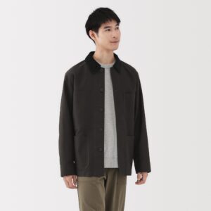 Kapok Blend Corduroy Work Jacket