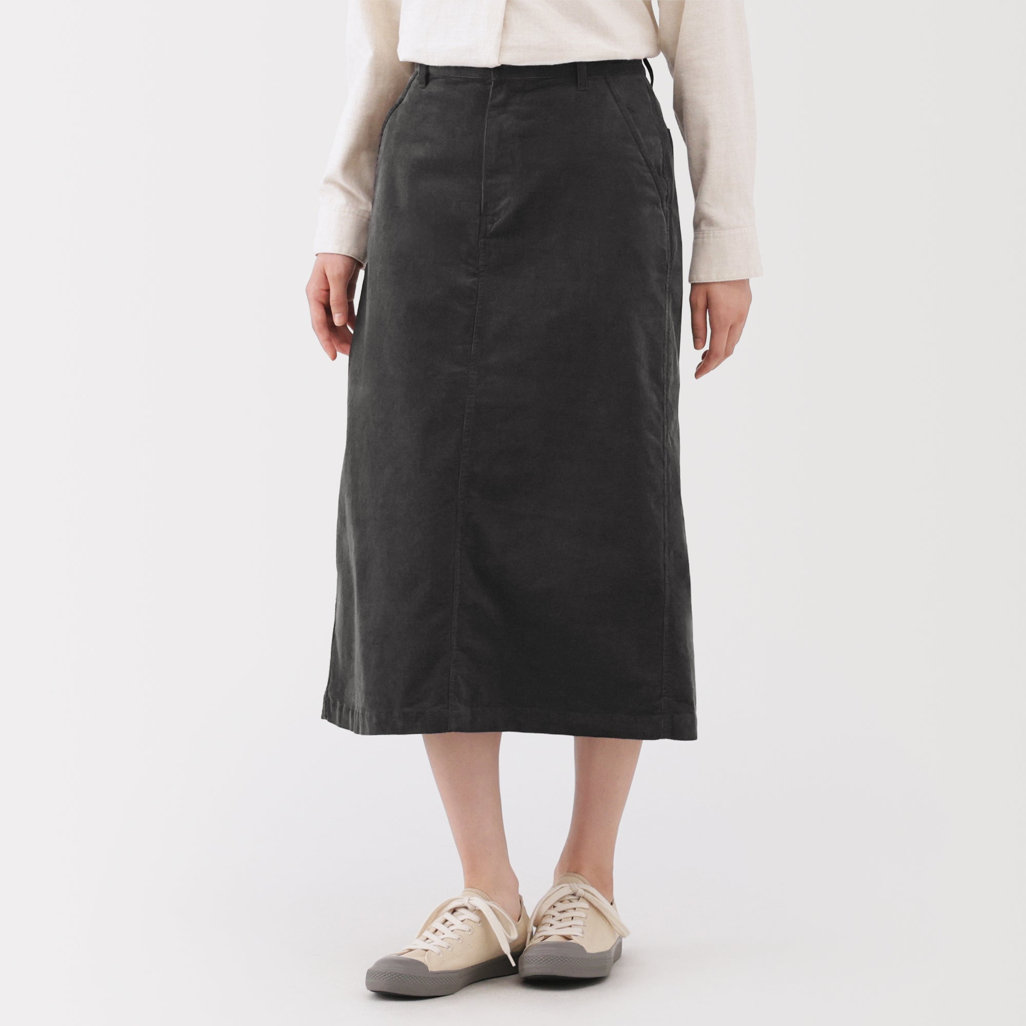 Corduroy Pencil Skirt - Image 27