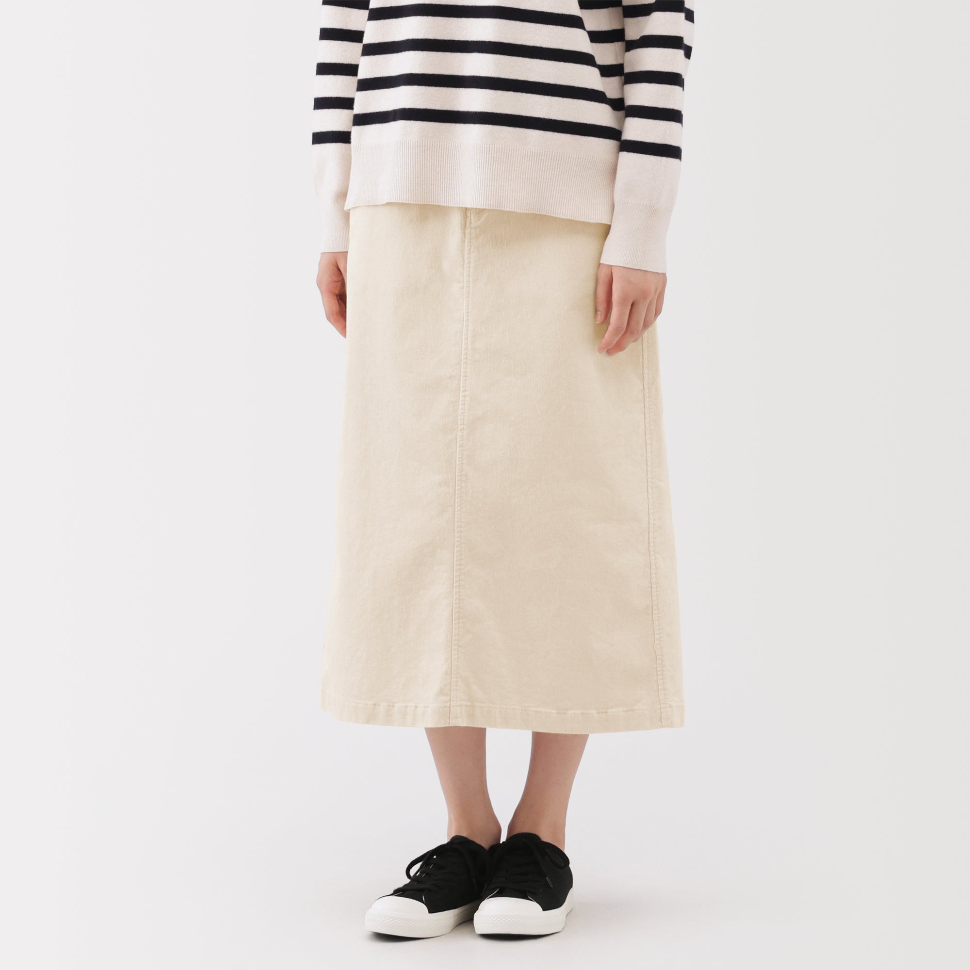 Corduroy Pencil Skirt - Image 15
