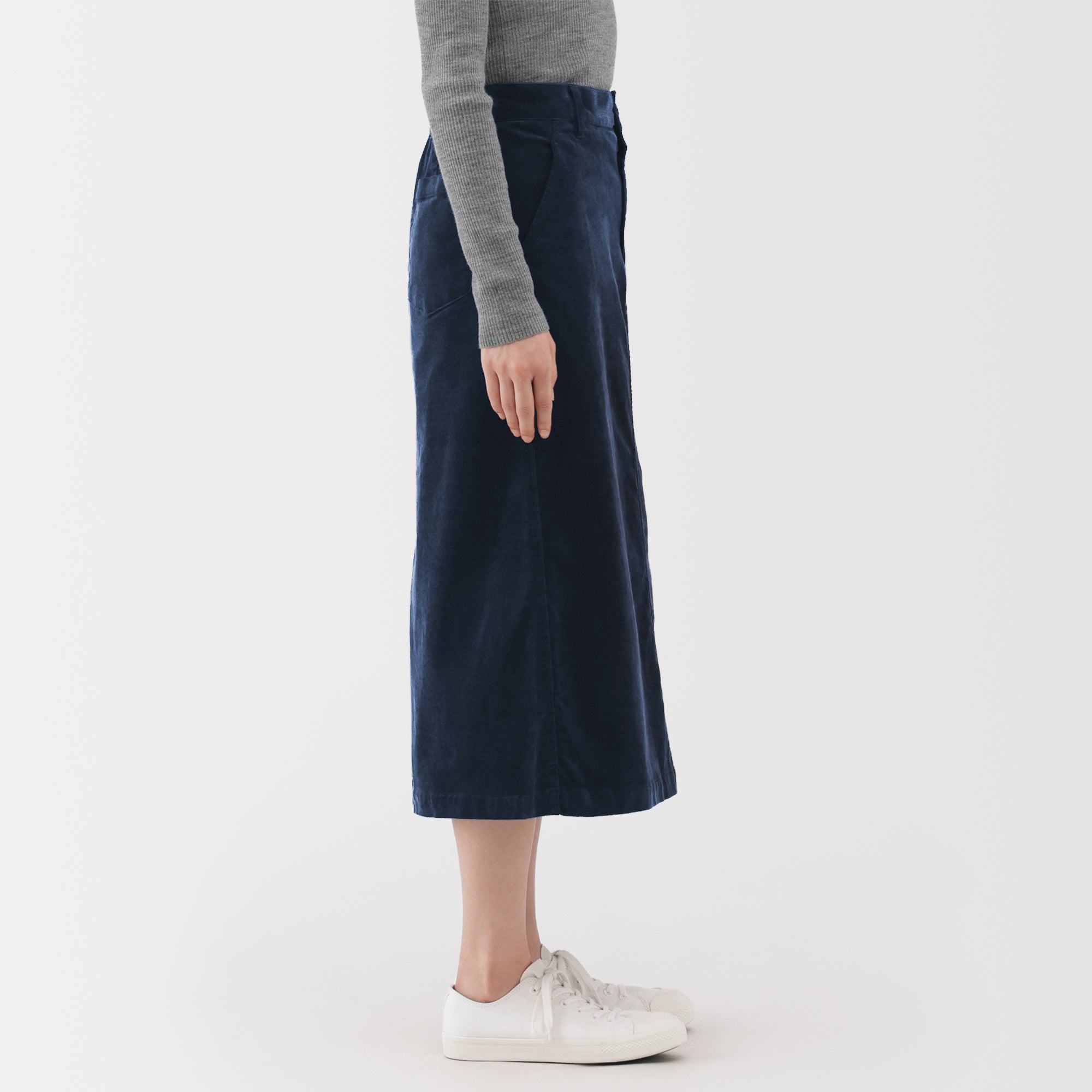 Corduroy Pencil Skirt - Image 5