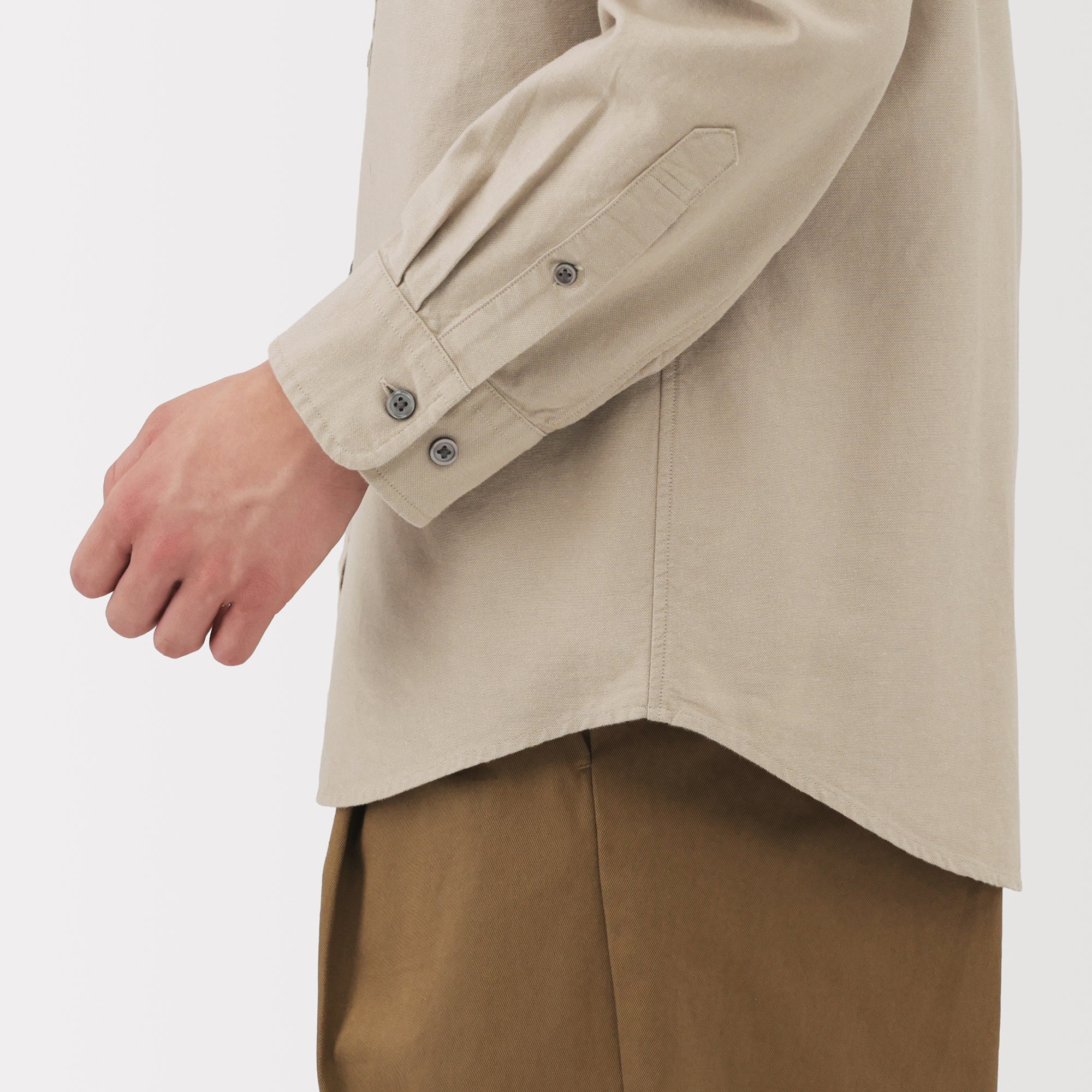 Oxford Stand Collar Shirt - Image 35