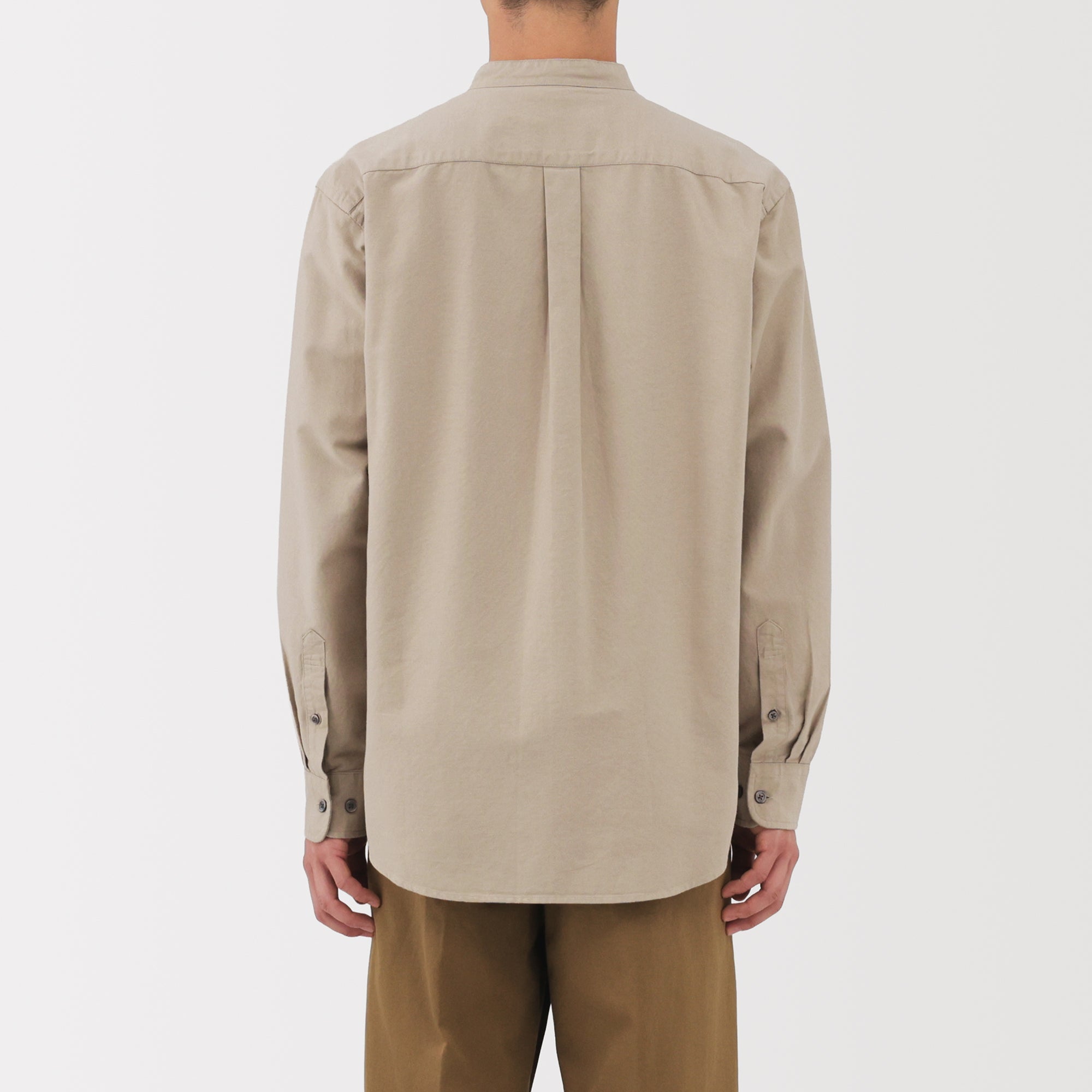 Oxford Stand Collar Shirt - Image 6