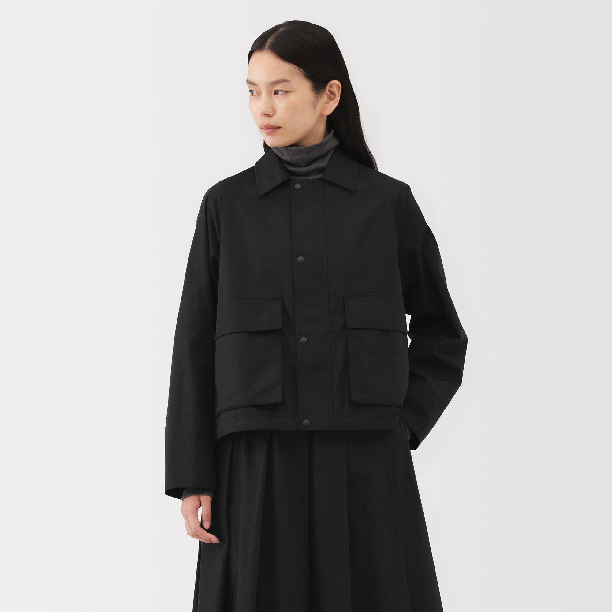 Labo Polyester Cotton Short Blouson