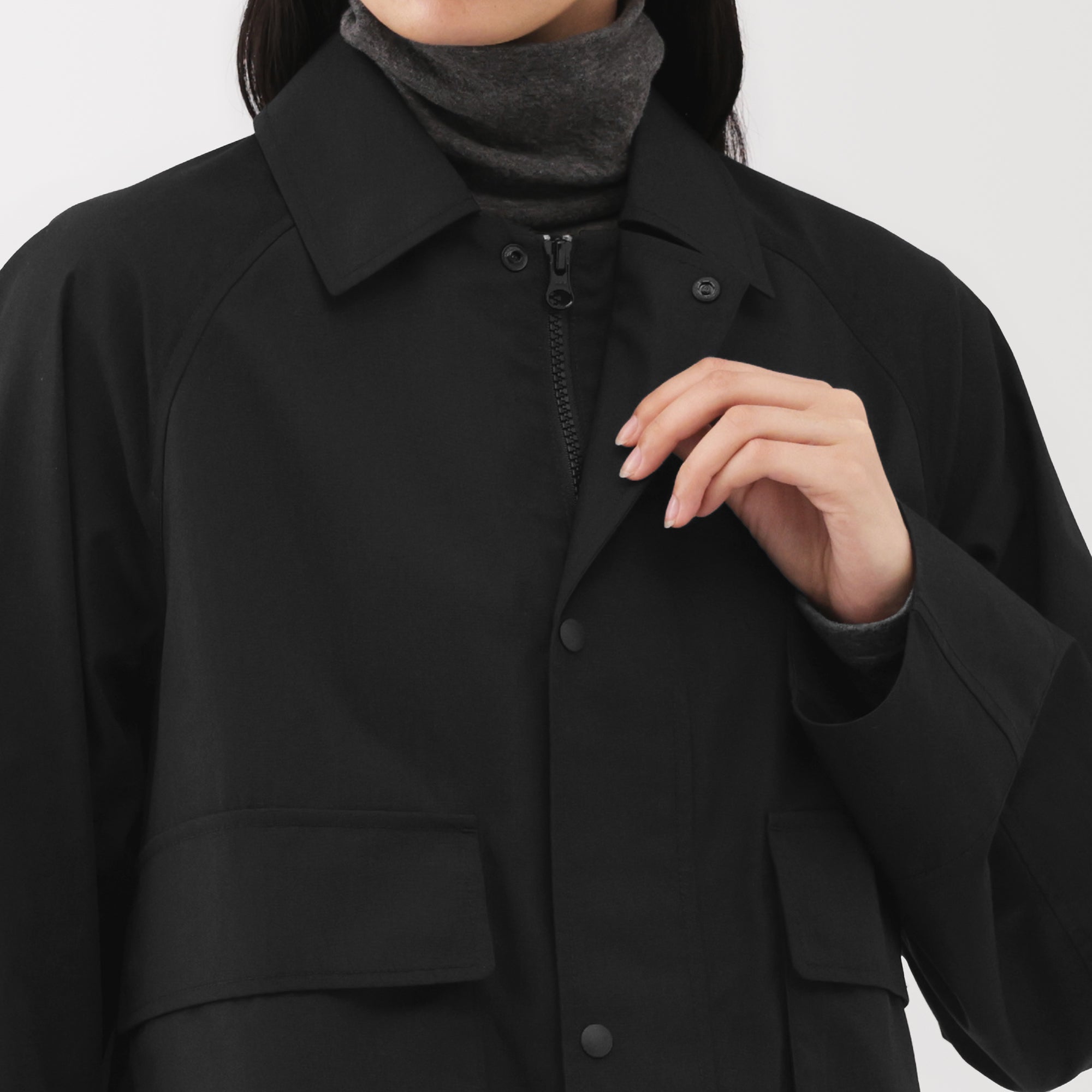 Labo Polyester Cotton Short Blouson - Image 9
