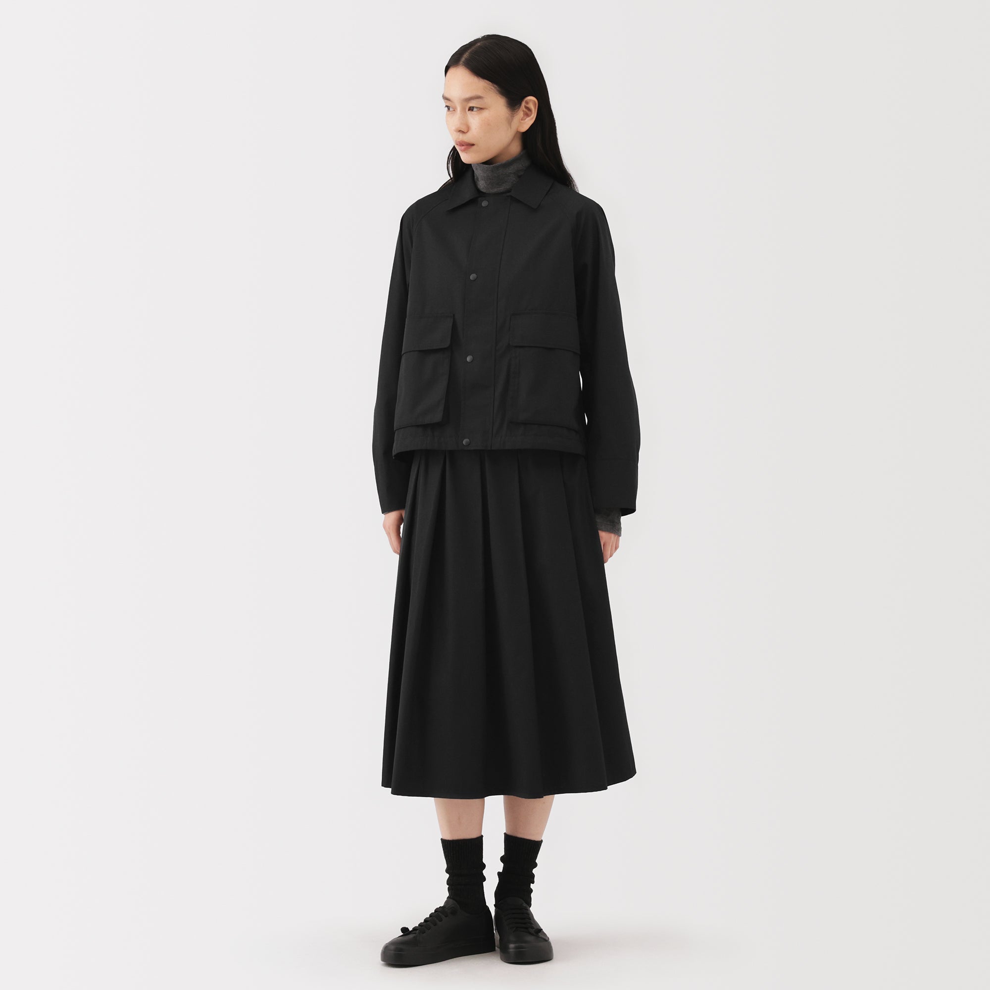 Labo Polyester Cotton Short Blouson - Image 3