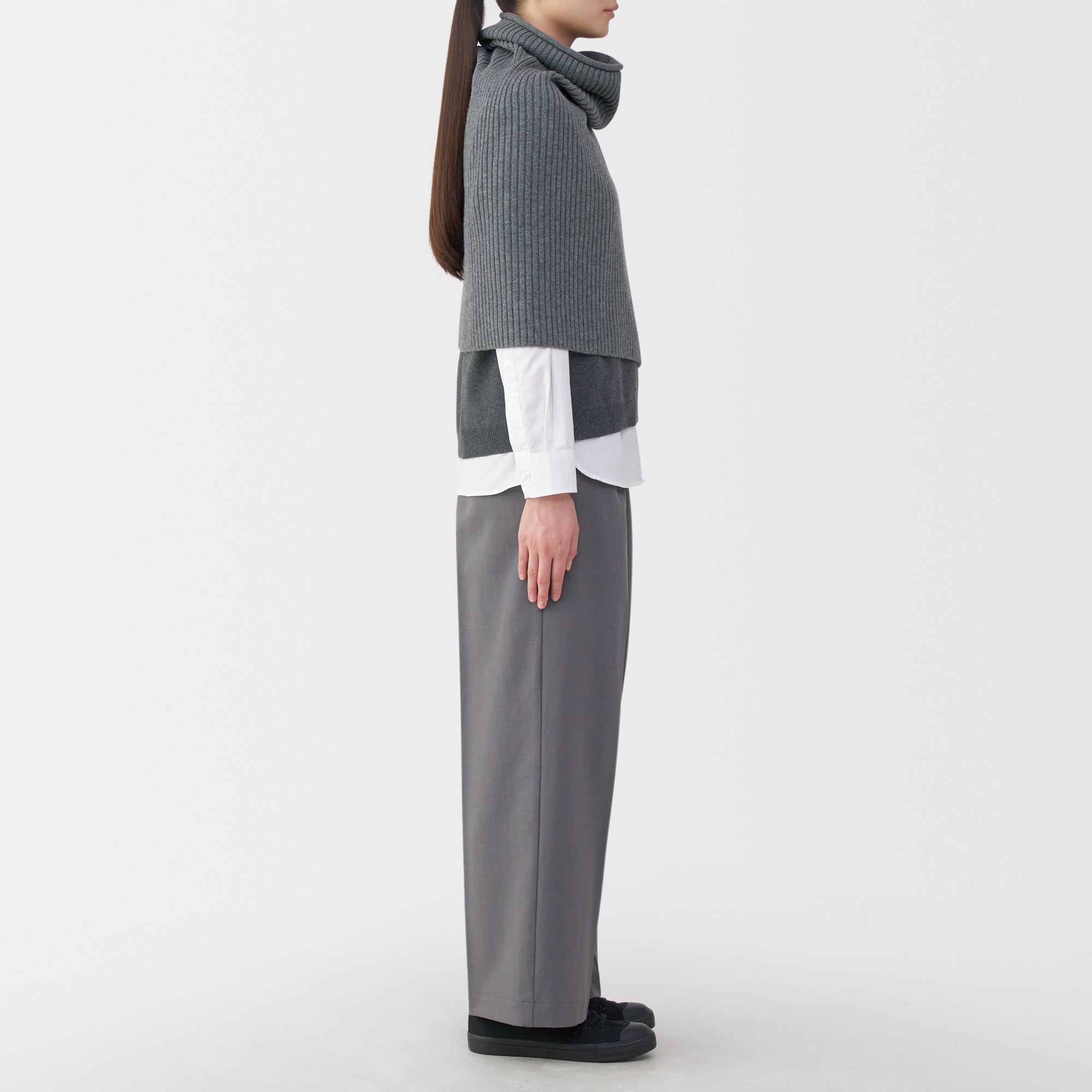 Non-Itchy Merino Wool Poncho - Image 5