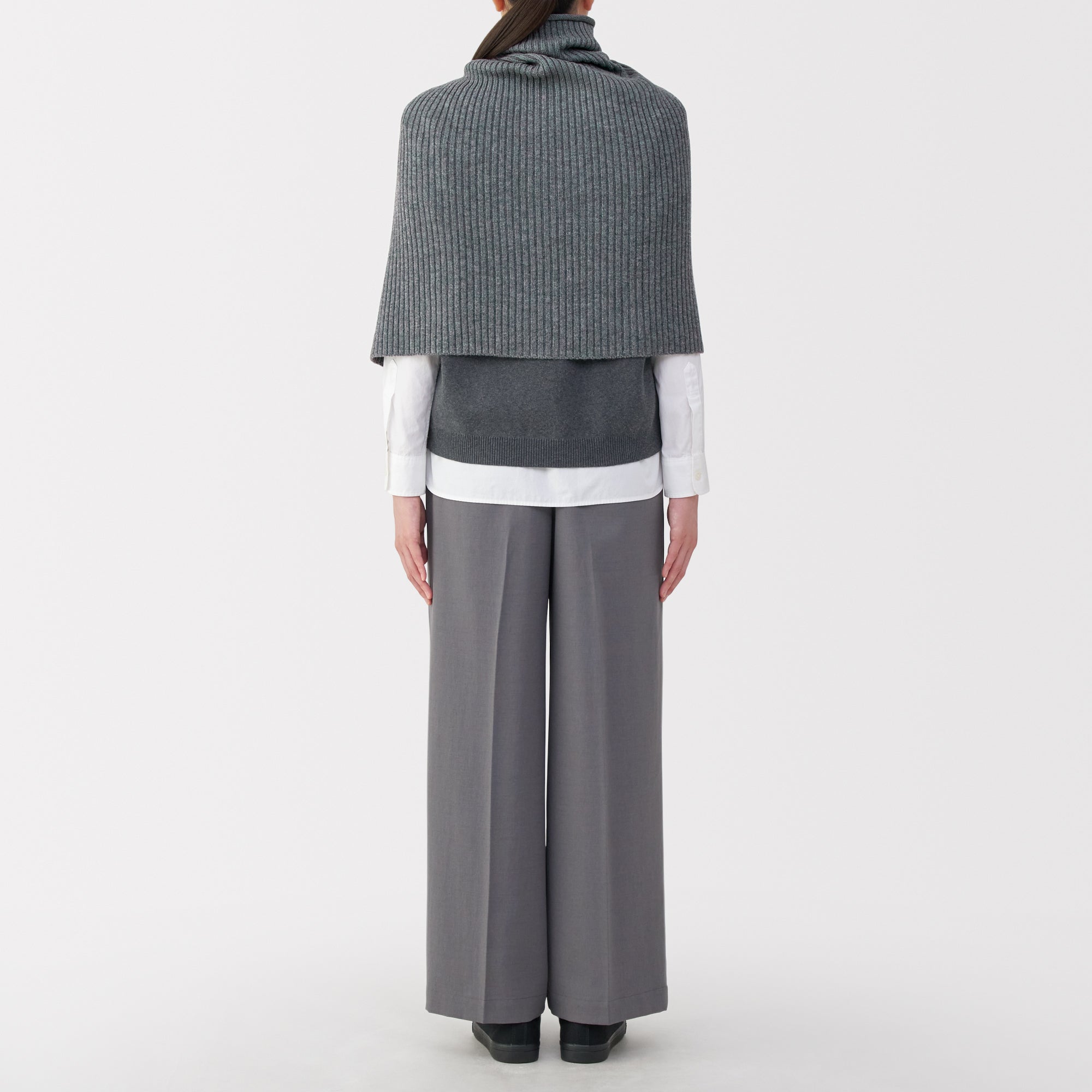 Non-Itchy Merino Wool Poncho - Image 6