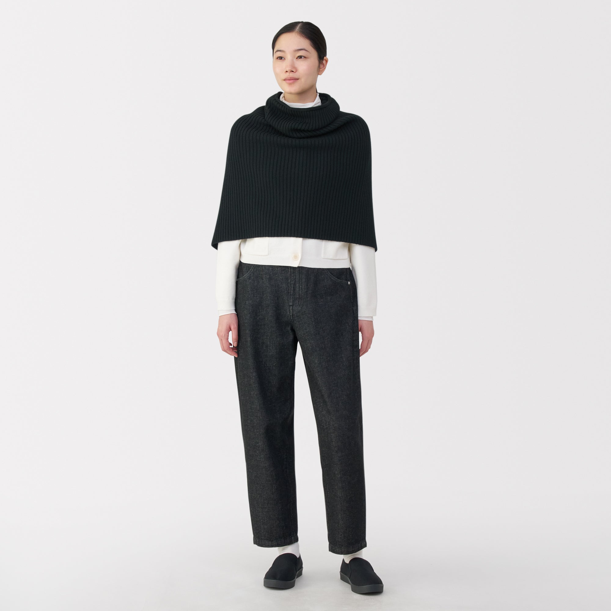 Non-Itchy Merino Wool Poncho - Image 10