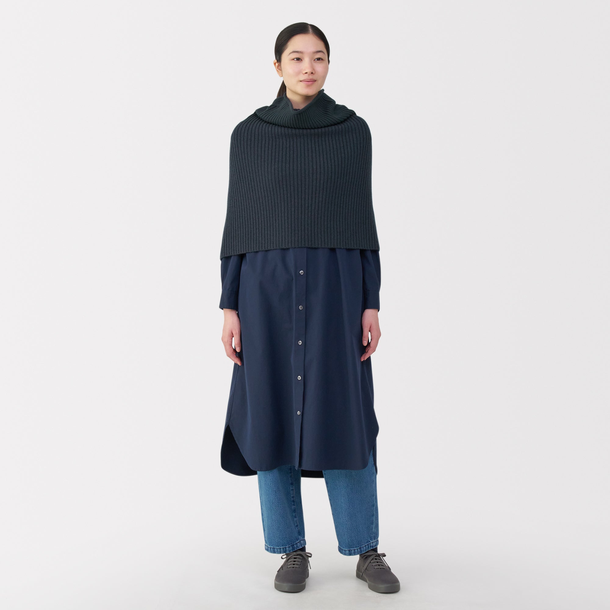 Non-Itchy Merino Wool Poncho - Image 22