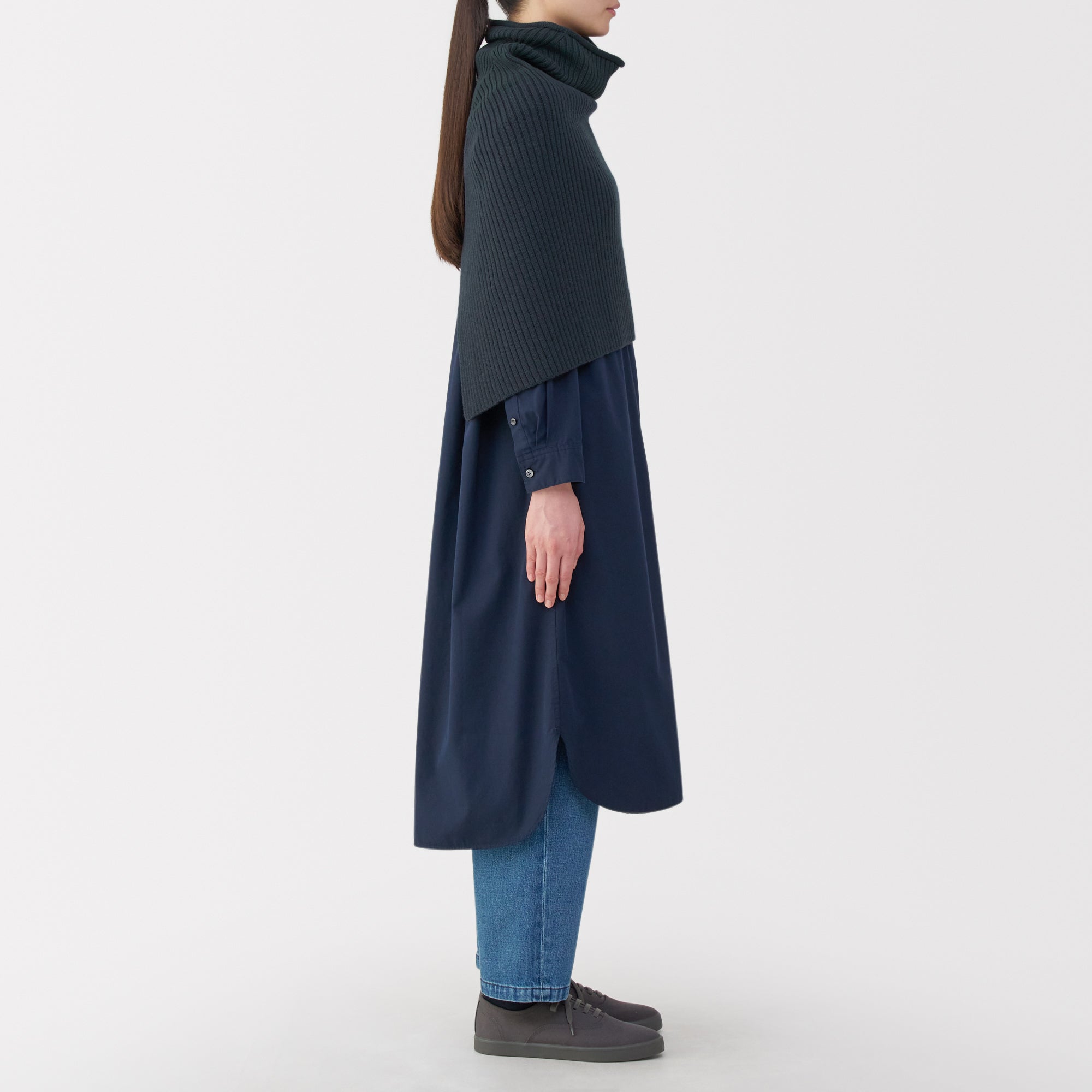 Non-Itchy Merino Wool Poncho - Image 23