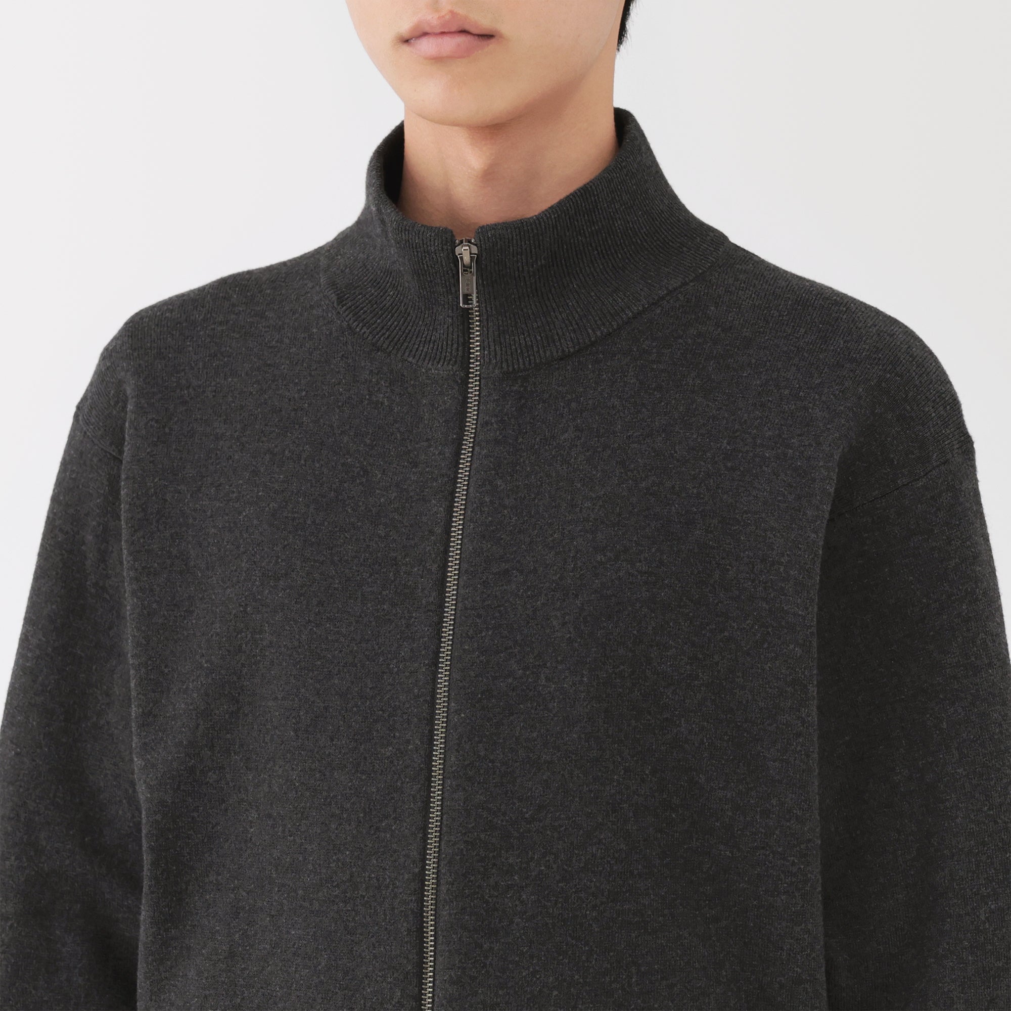 Milano Rib Full-Zip Cardigan - Image 7