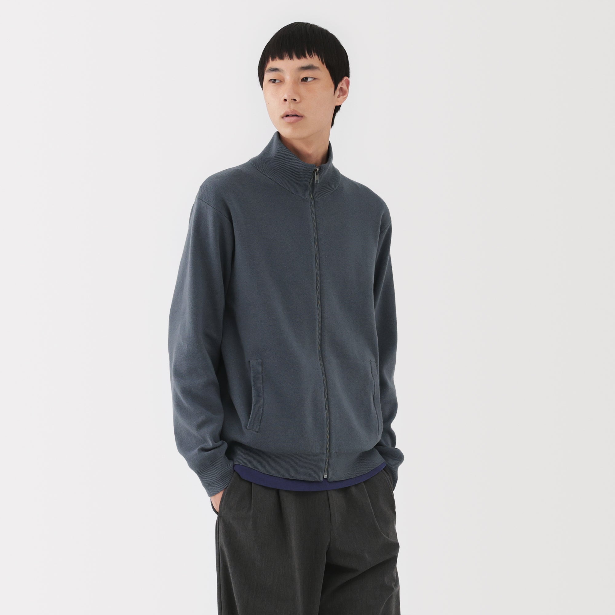 Milano Rib Full-Zip Cardigan - Image 3