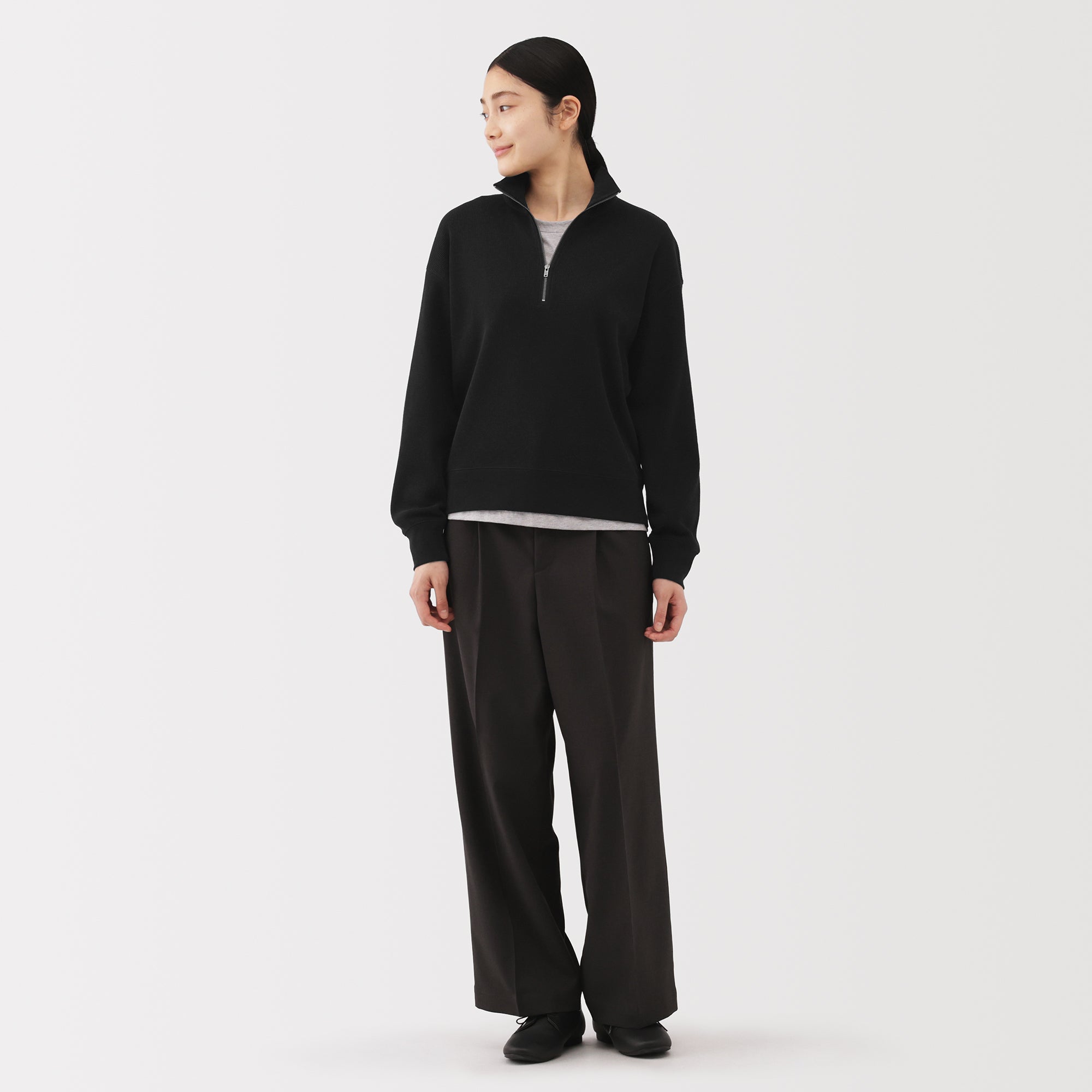 Waffle Half-Zip Pullover - Image 11