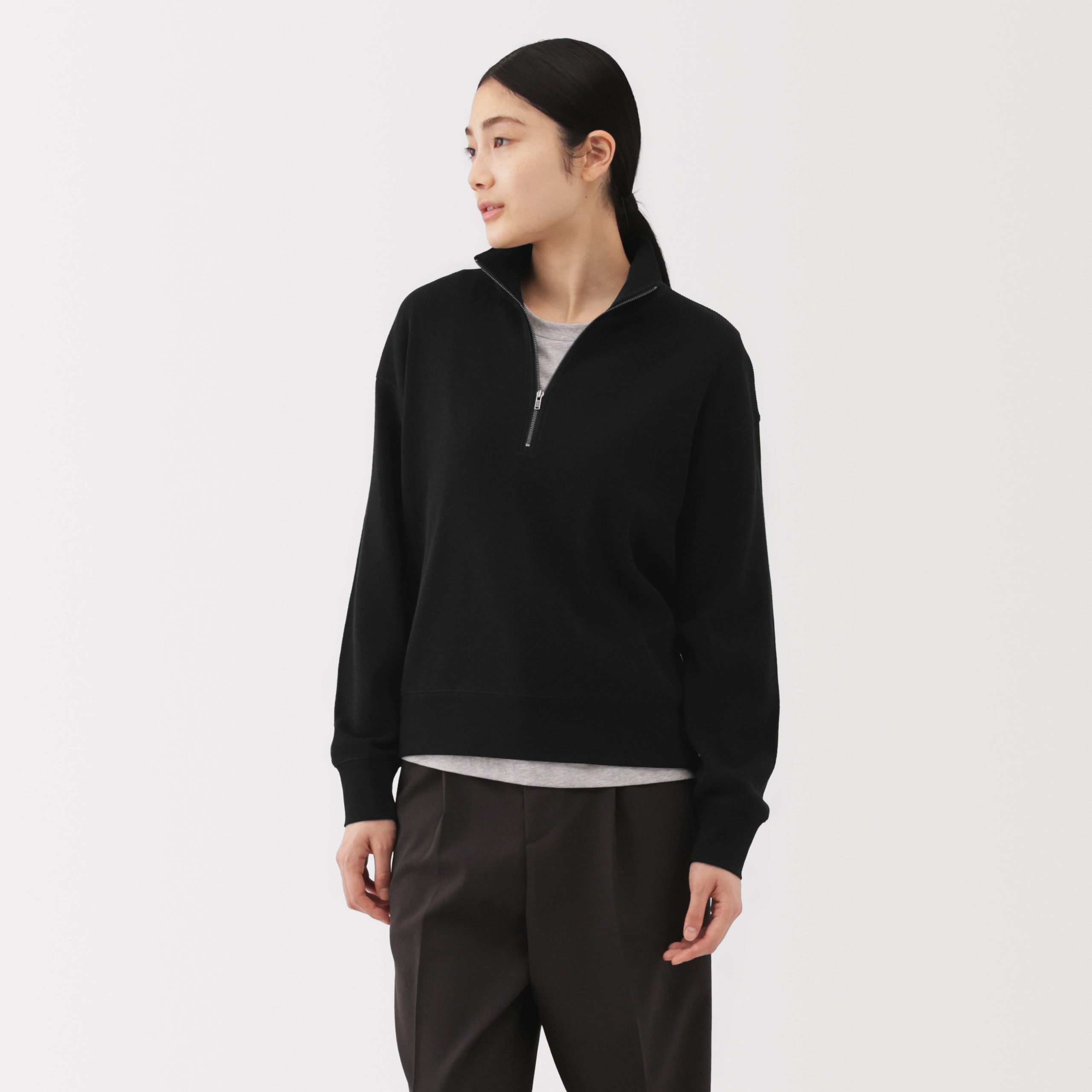 Waffle Half-Zip Pullover - Image 10