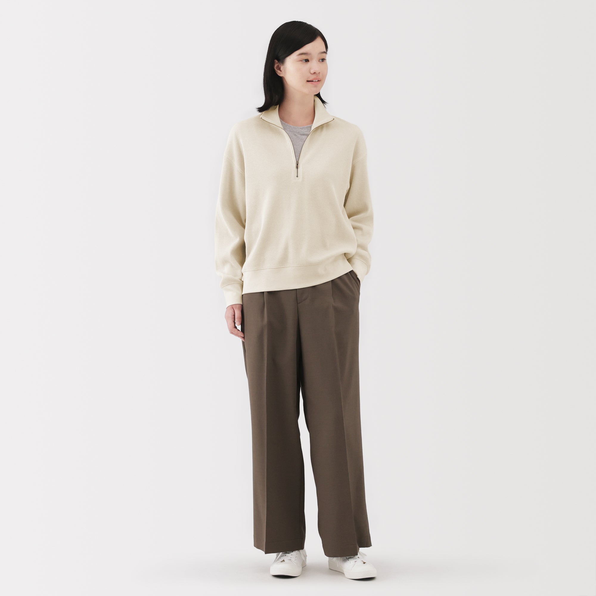 Waffle Half-Zip Pullover - Image 4