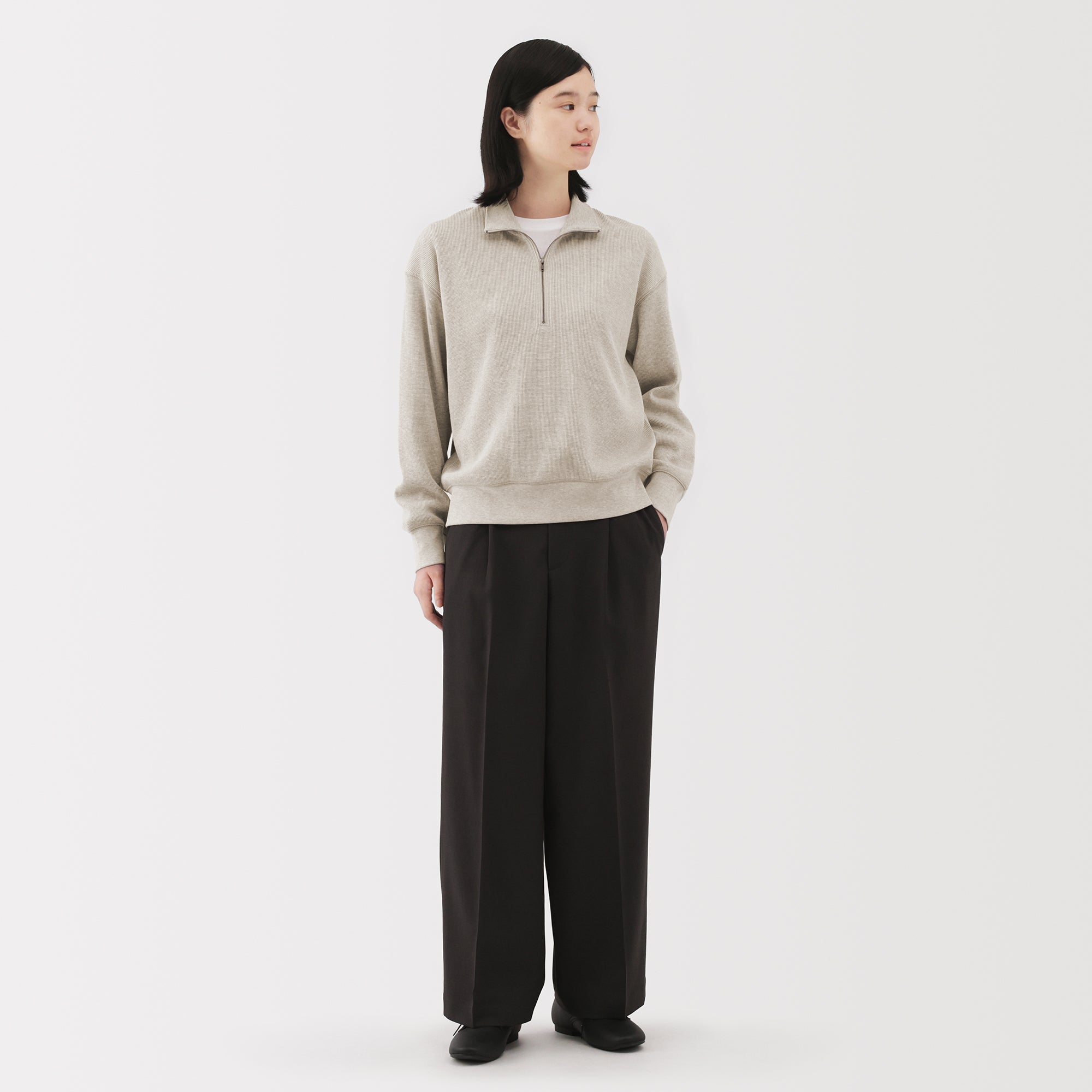 Waffle Half-Zip Pullover - Image 18