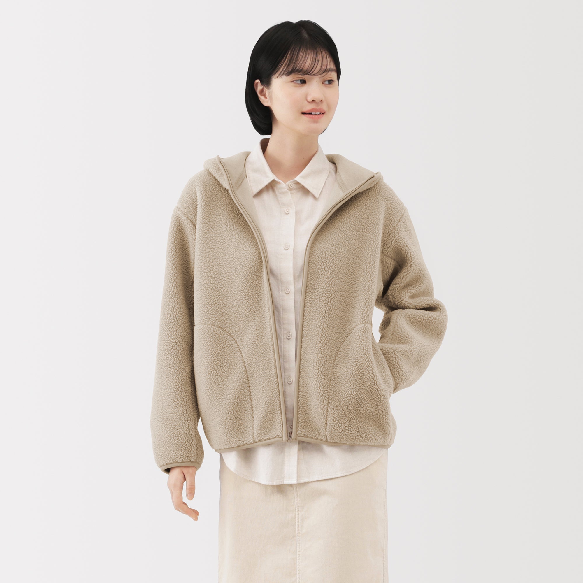 Boa Fleece Zip Hoodie - Image 3