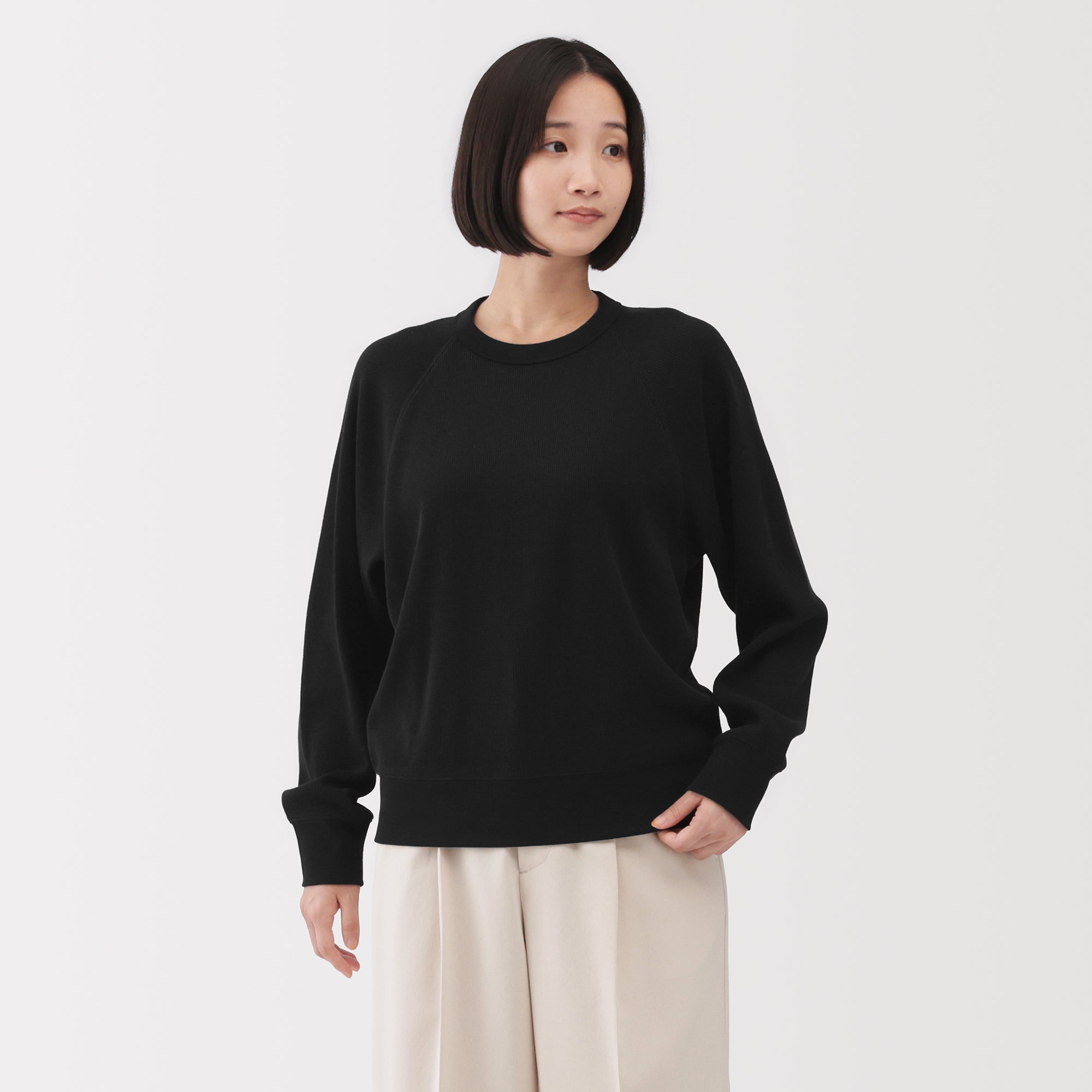 Waffle Crew Neck T-Shirt - Image 10