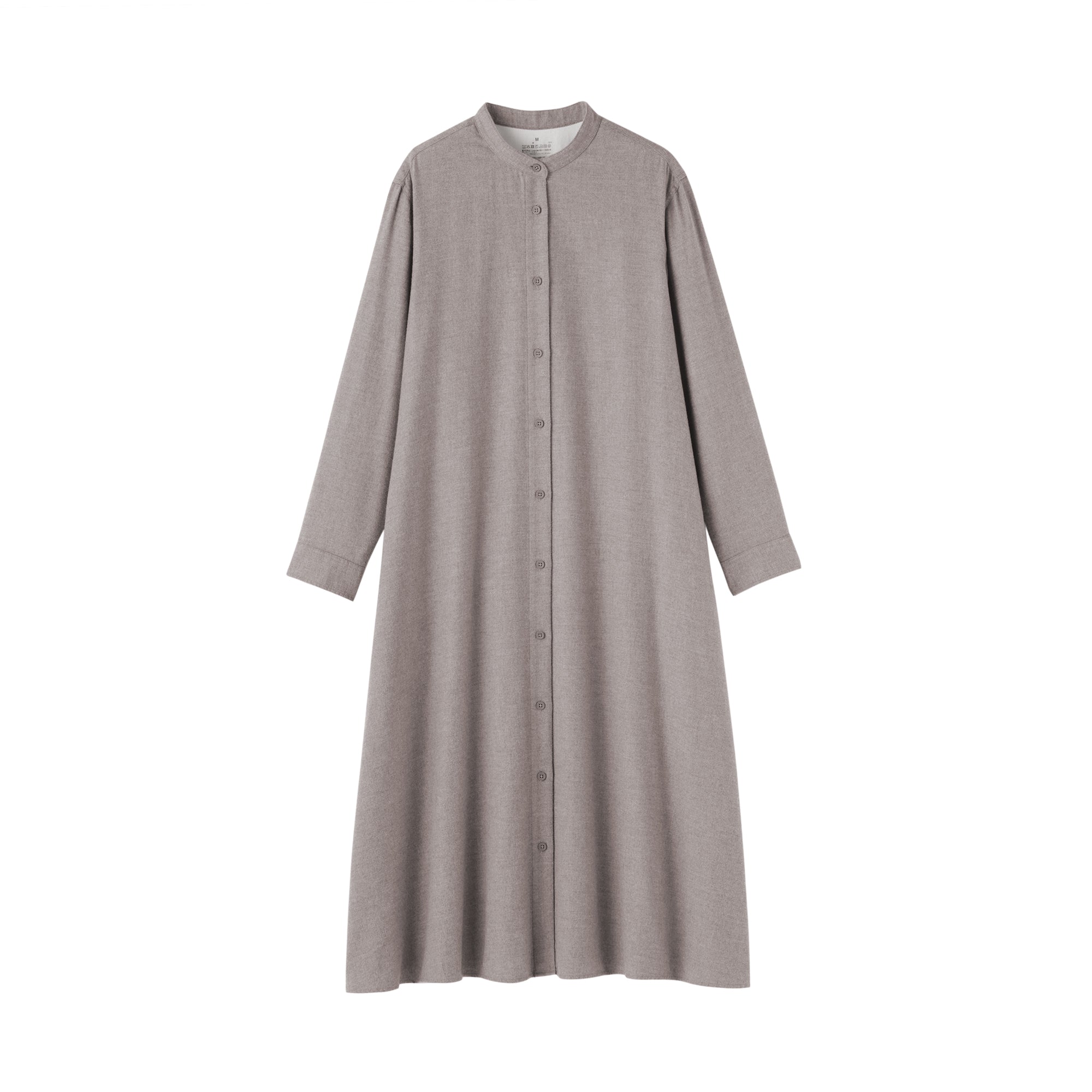 Flannel Stand Collar Dress - Image 18