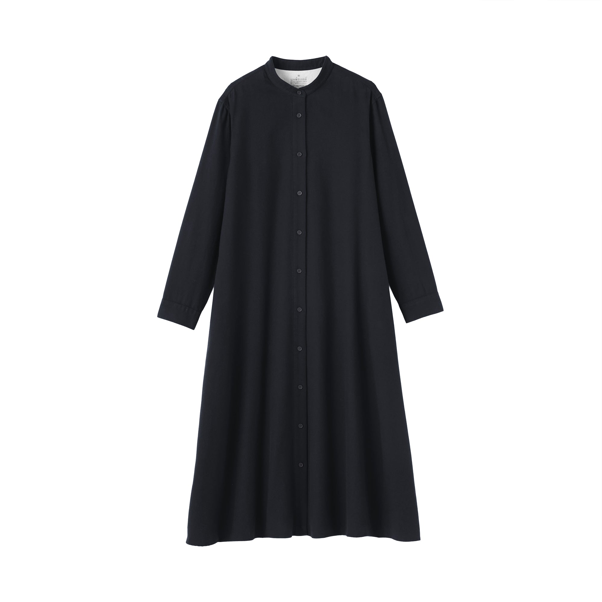 Flannel Stand Collar Dress - Image 10