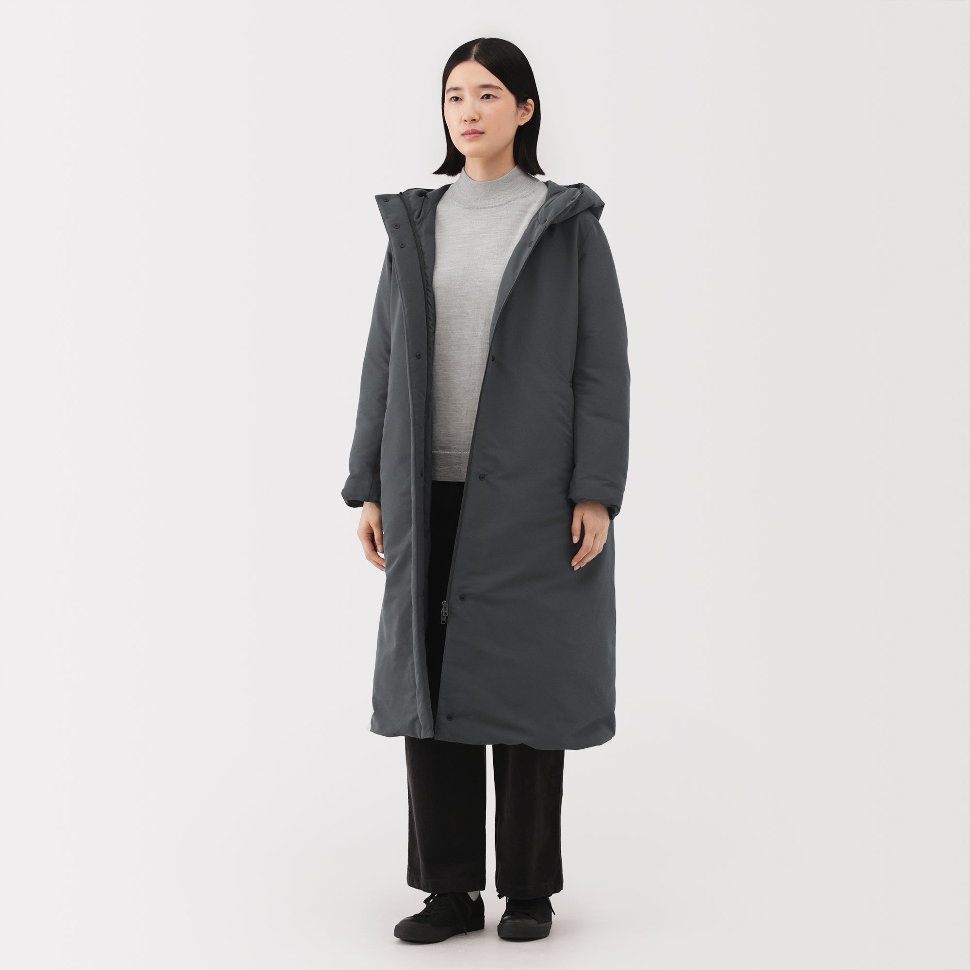 Water-Repellent Down Long Coat - Image 4