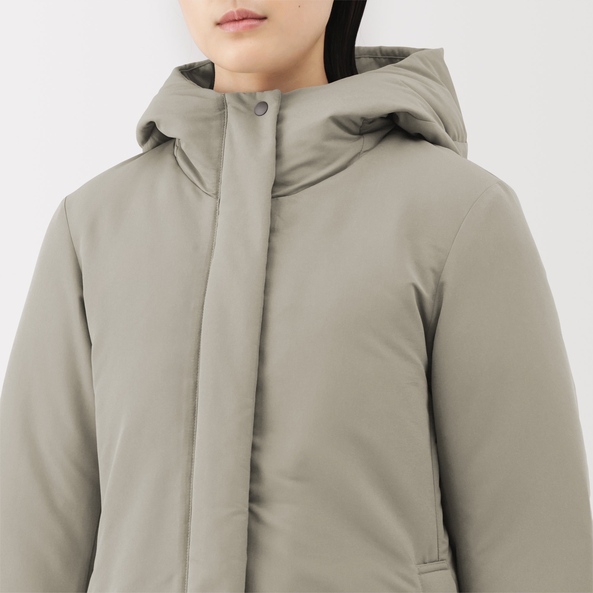 Water-Repellent Down Long Coat - Image 7