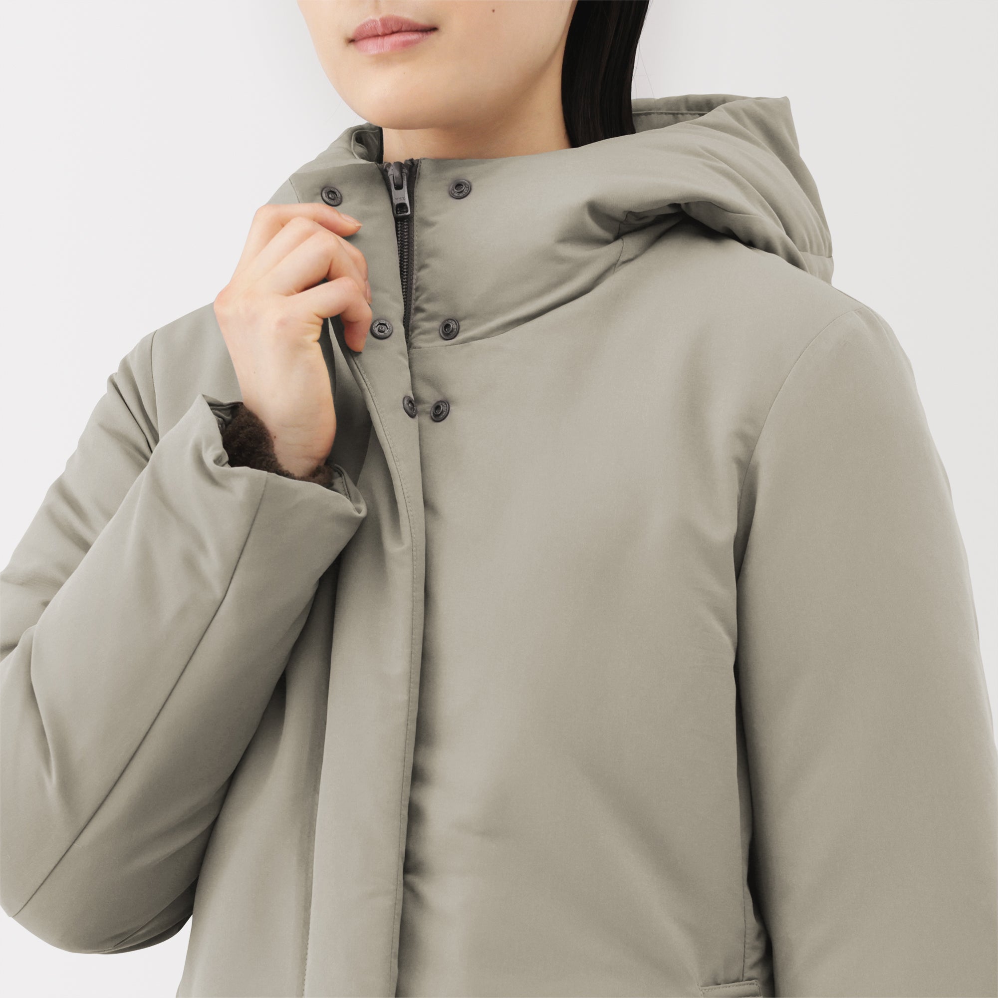 Water-Repellent Down Long Coat - Image 19
