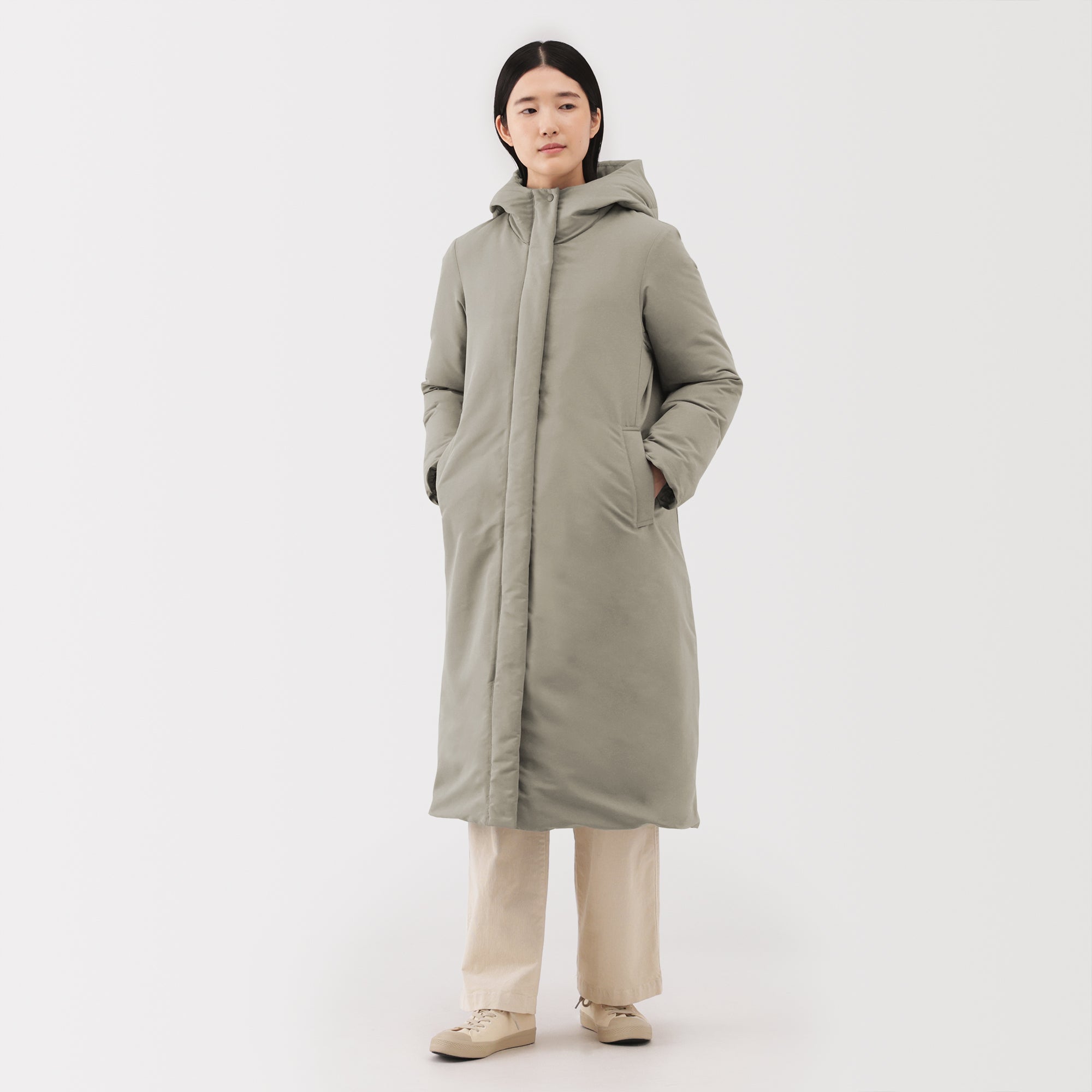 Water-Repellent Down Long Coat - Image 26