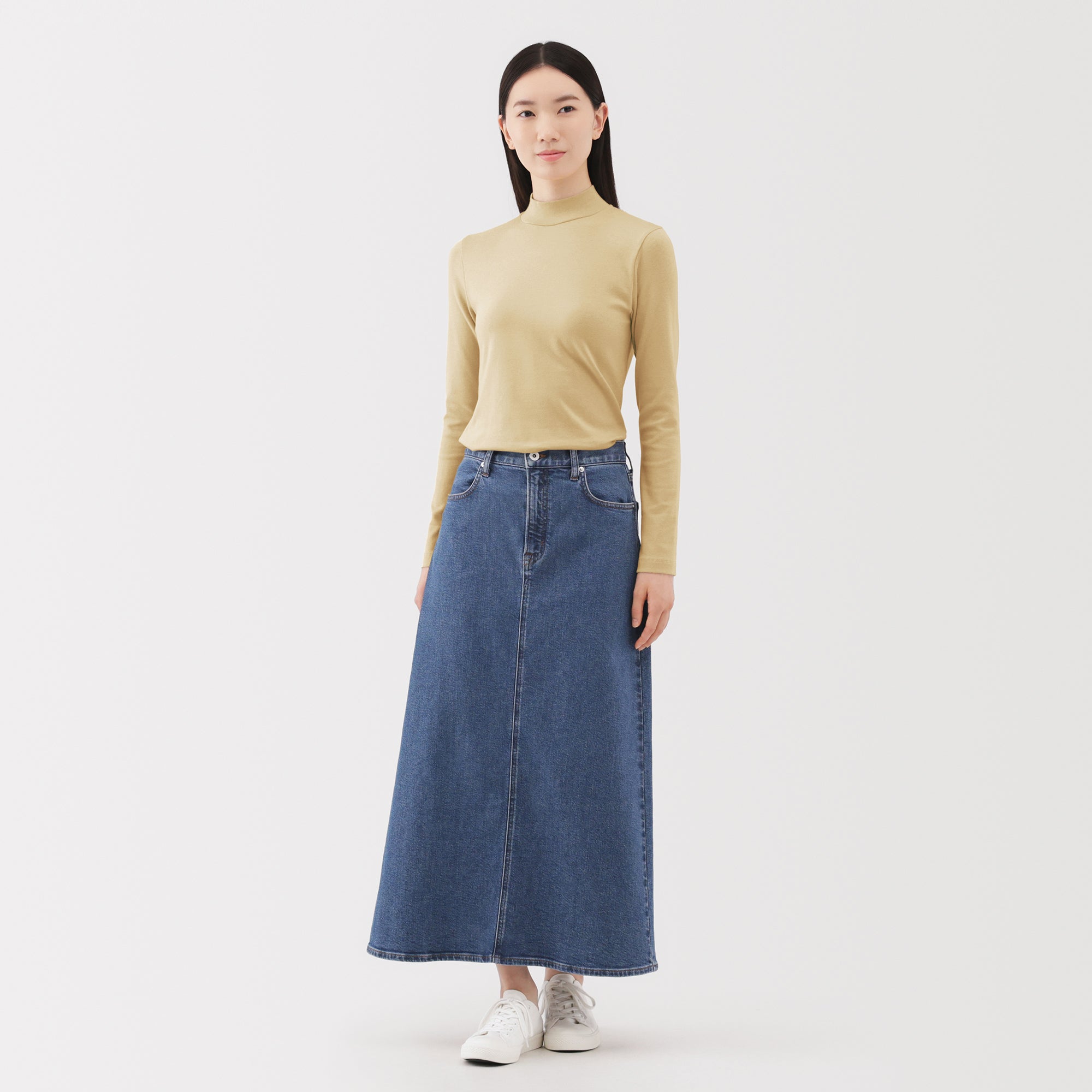 Brushed Mock Neck T-Shirt - Image 32