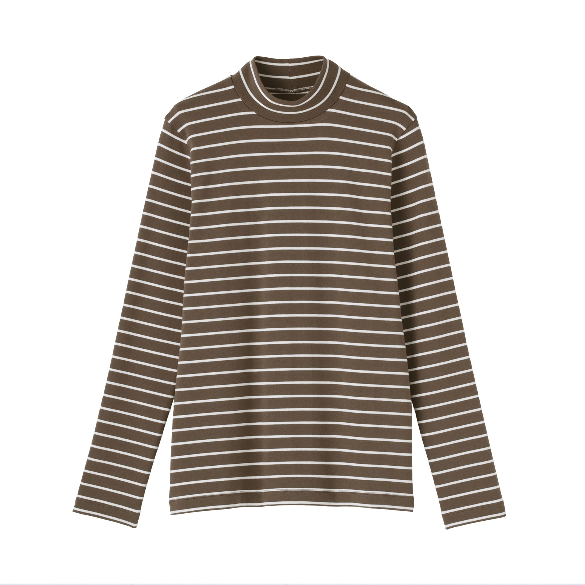 Brushed Mock Neck T-Shirt - Image 37