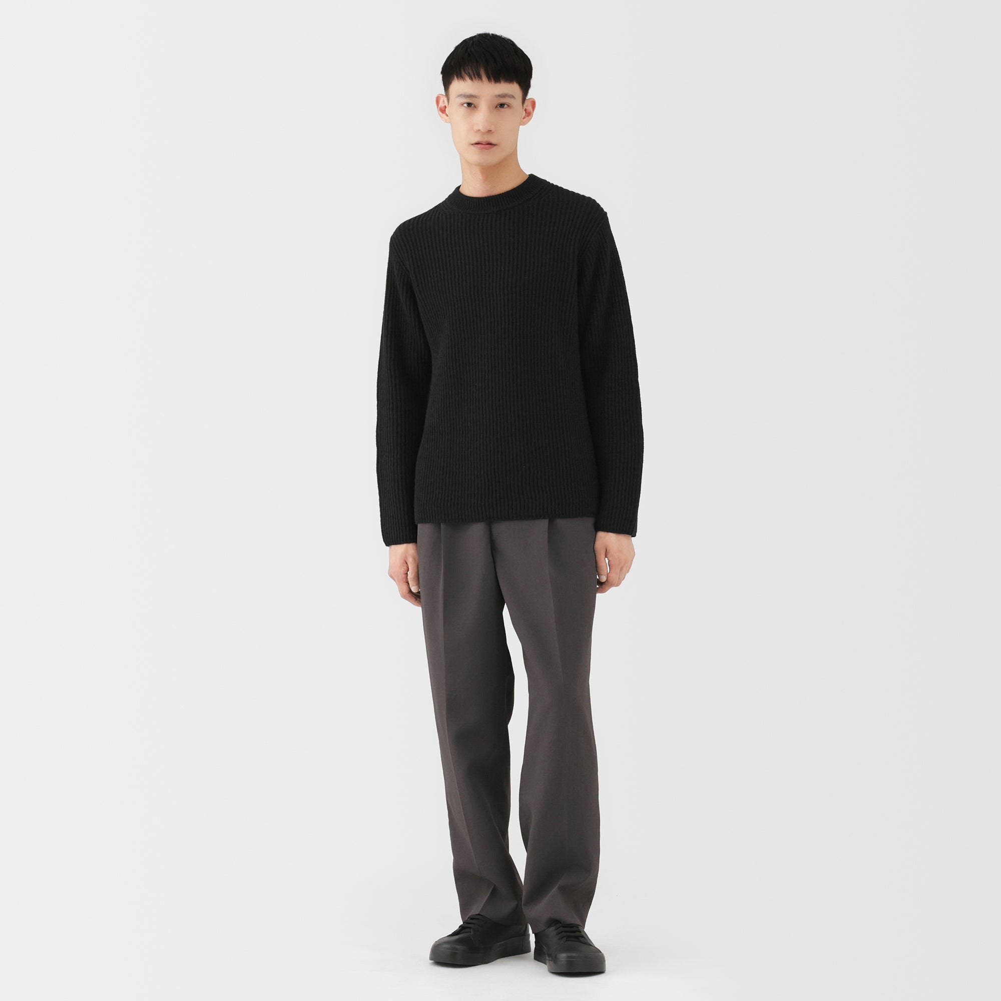 Labo Merino Wool Elbow Patch Sweater - Image 11