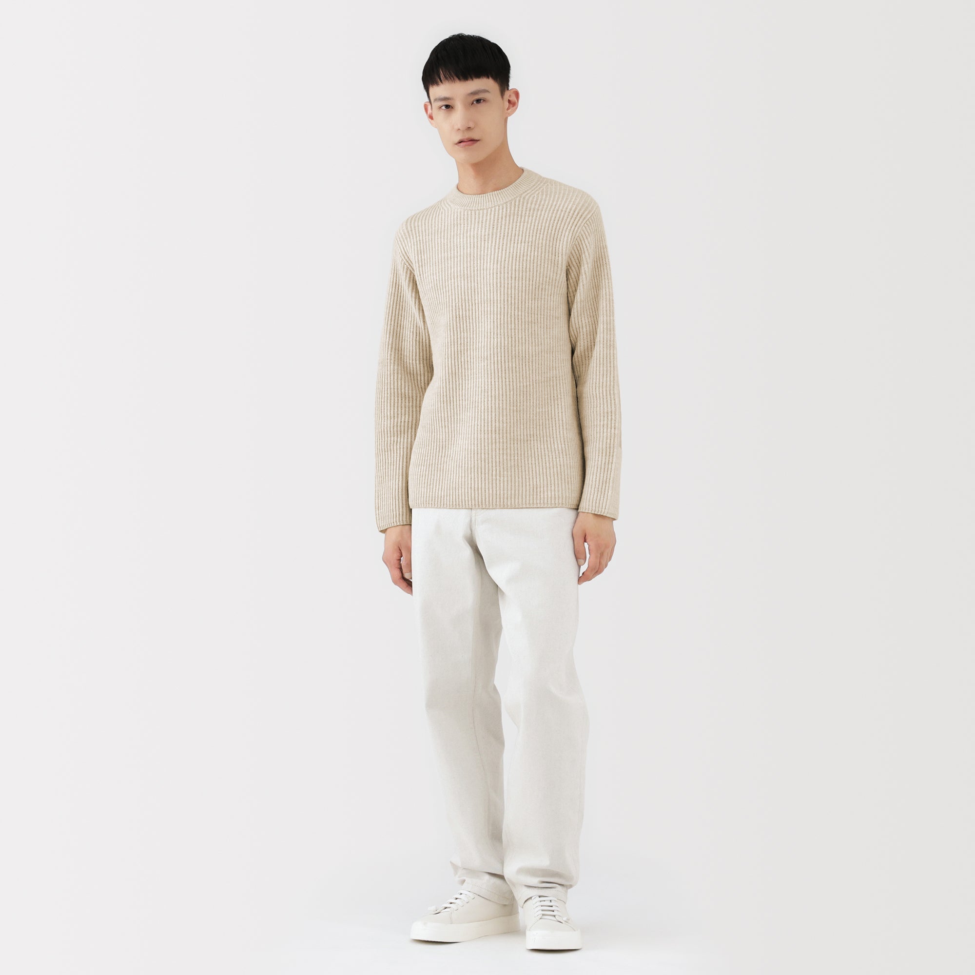 Labo Merino Wool Elbow Patch Sweater - Image 19
