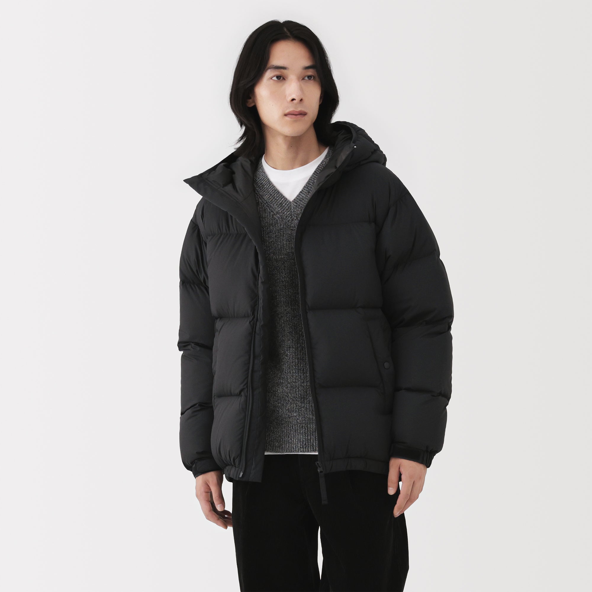 Lightweight Down Hooded Jacket - Image 3
