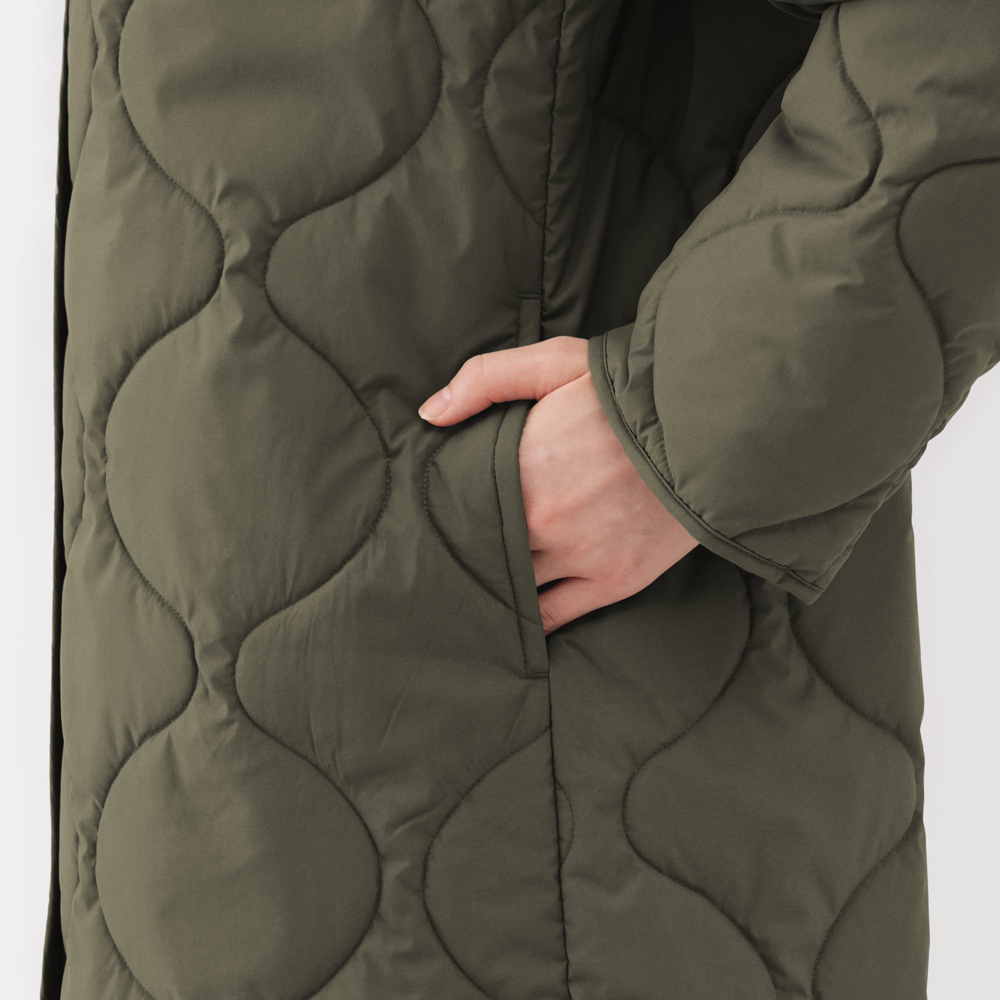 Padded Quilted Coat - Image 9