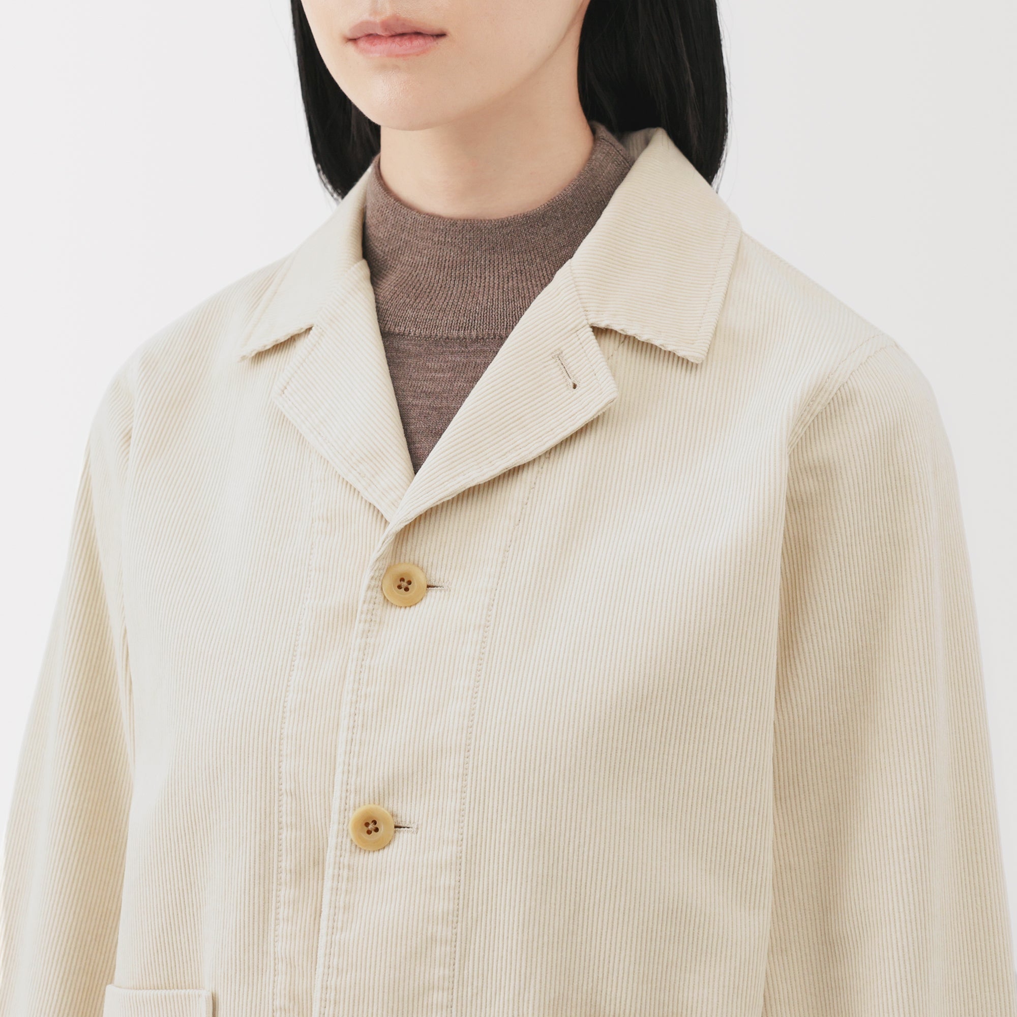 Kapok Blend Corduroy Jacket - Image 7