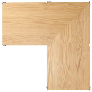 SUS Shelving Unit Additional Corner Shelf - Oak