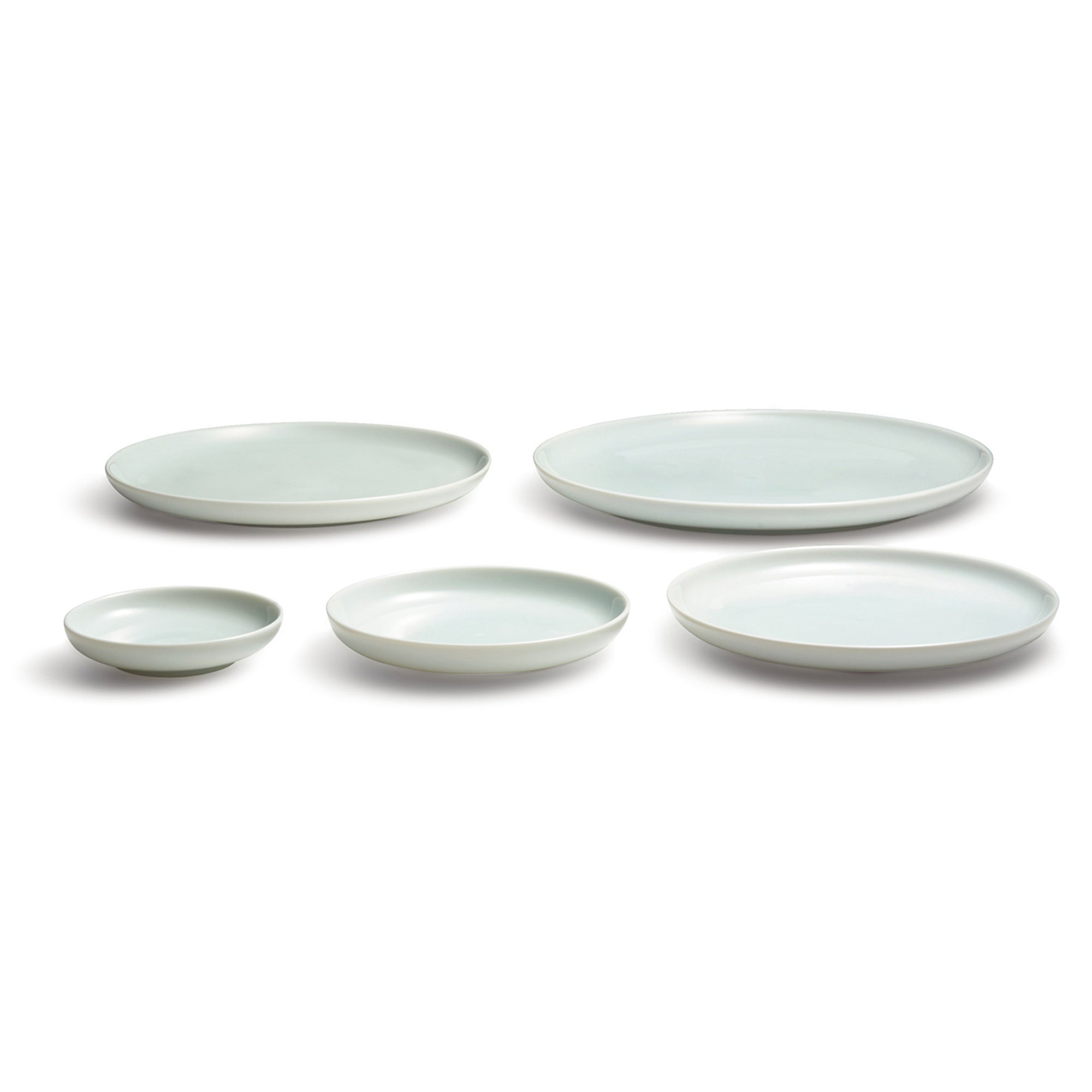 Blue White Porcelain Round Dish 5.3 x 0.8 - Image 6