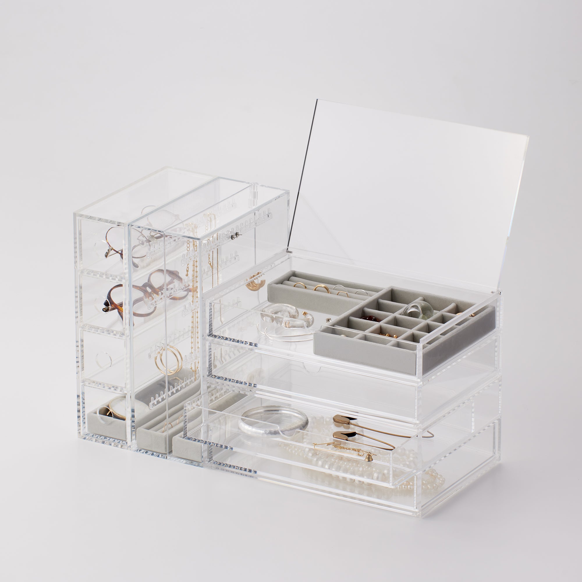 Acrylic Stand Case for Earrings & Necklace (Double Sided) - Image 10