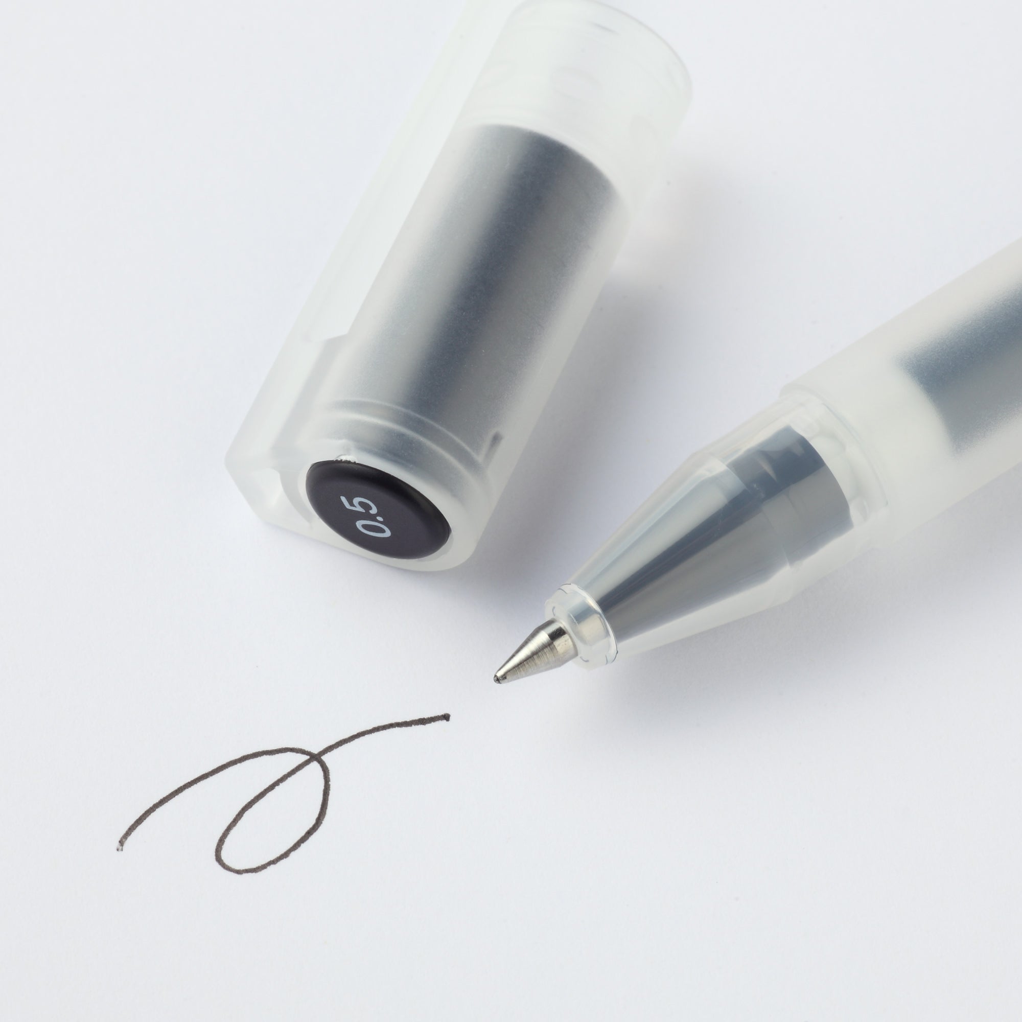Gel Ink Cap Type Ballpoint Pen 0.5mm - Image 4