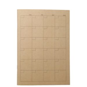 Recycled Paper Monthly Planner