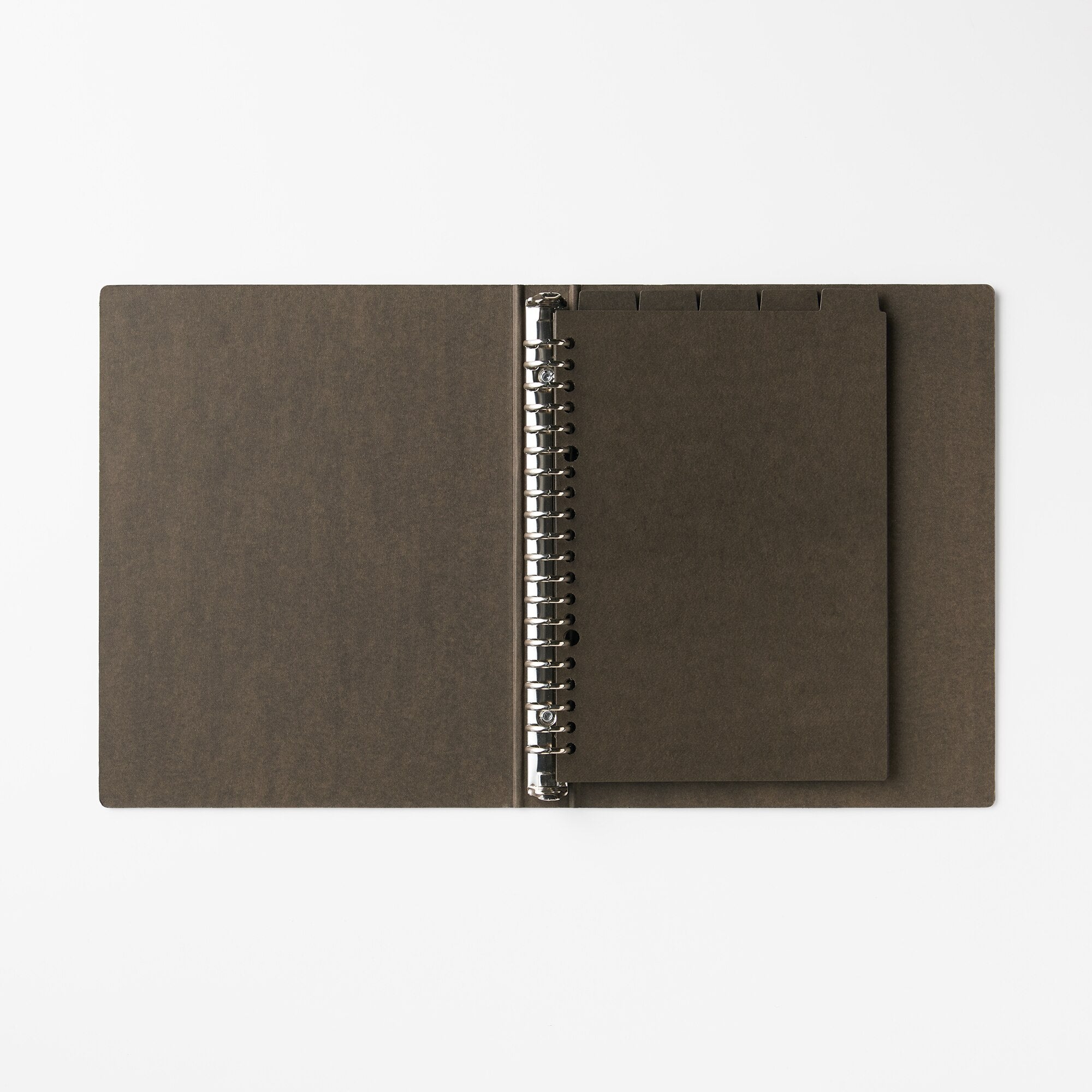 A5 Paper Binder Divider Dark Gray - 20 Holes (5 Pack) - Image 3