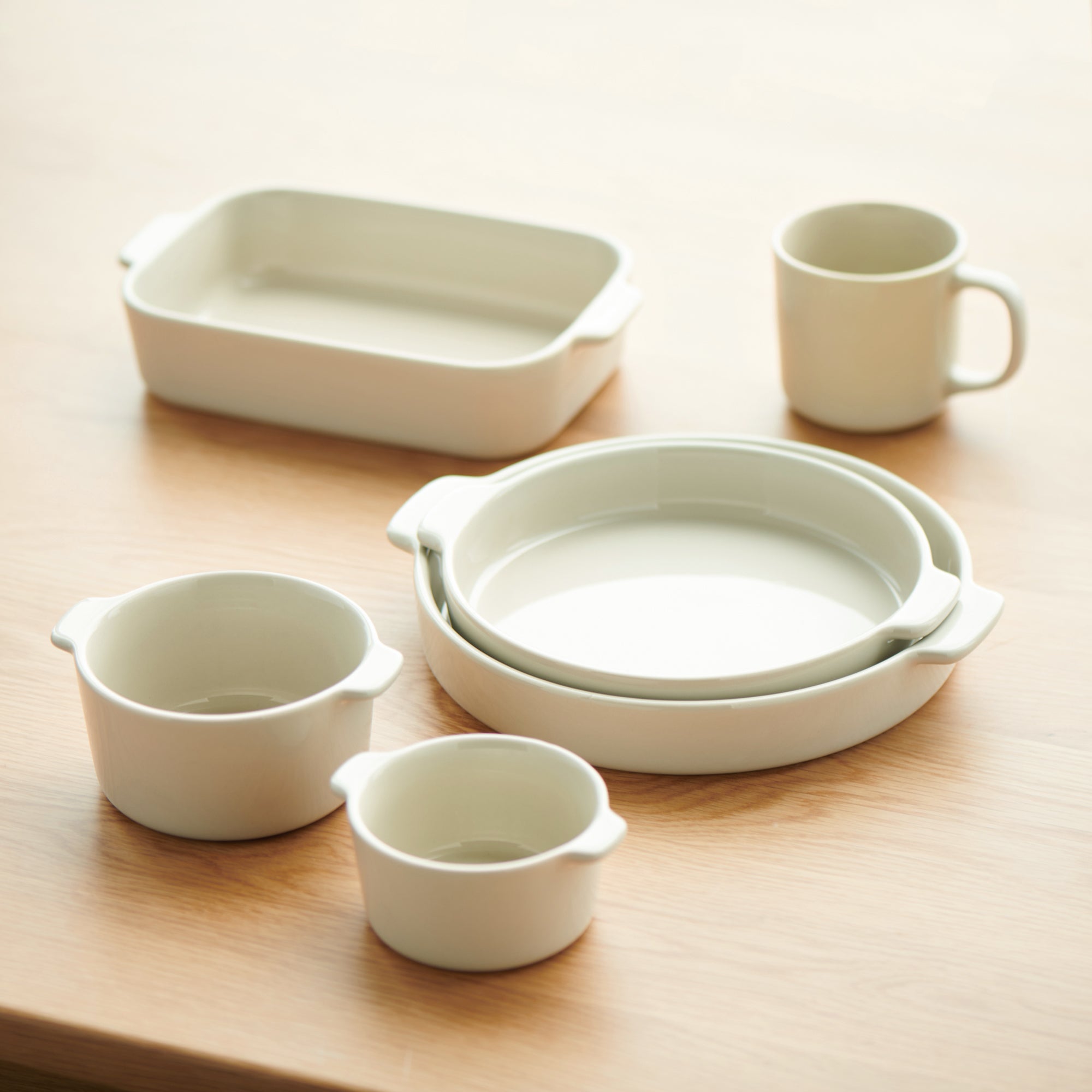 Stoneware Mug Cup 9.1 fl oz - Gray Beige - Image 5