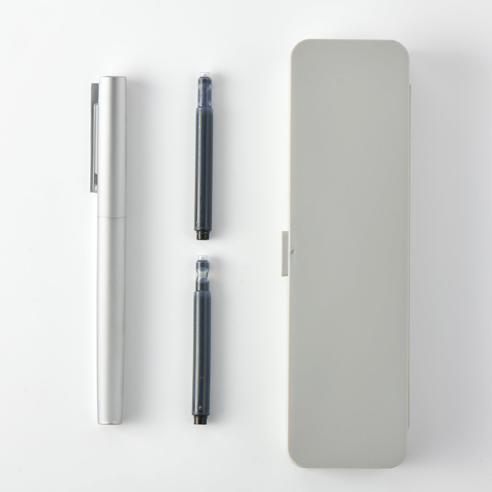 Aluminum Fountain Pen Set - Image 4