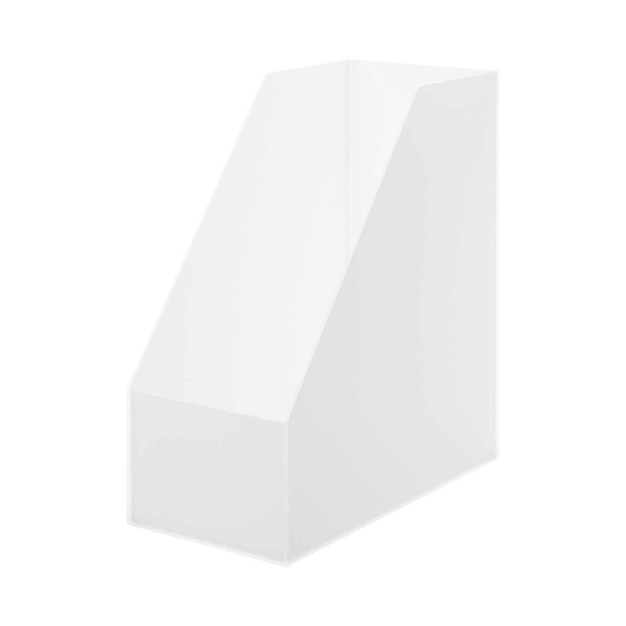 Polypropylene Magazine File Holder - Wide - Clear - Image 4