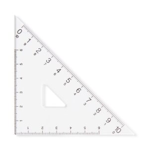 Acrylic Set Square - 45 Degrees