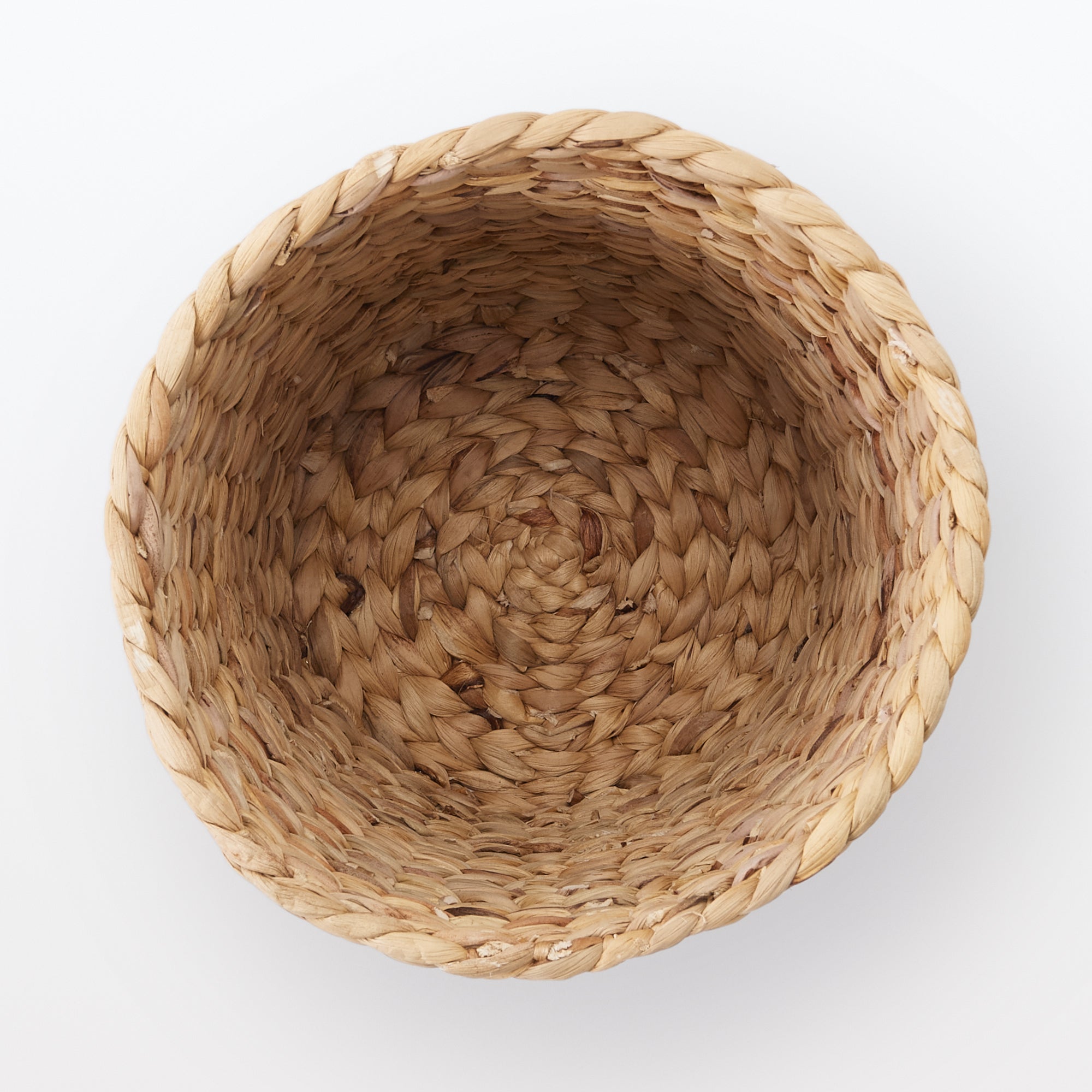 Water Hyacinth Basket - Round - Deep Dia. 10.2 x H11.8 - Image 3