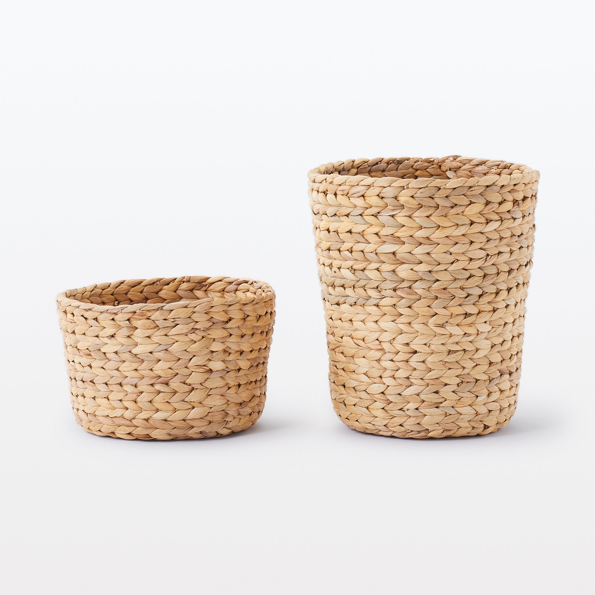 Water Hyacinth Basket - Round - Deep Dia. 10.2 x H11.8 - Image 5