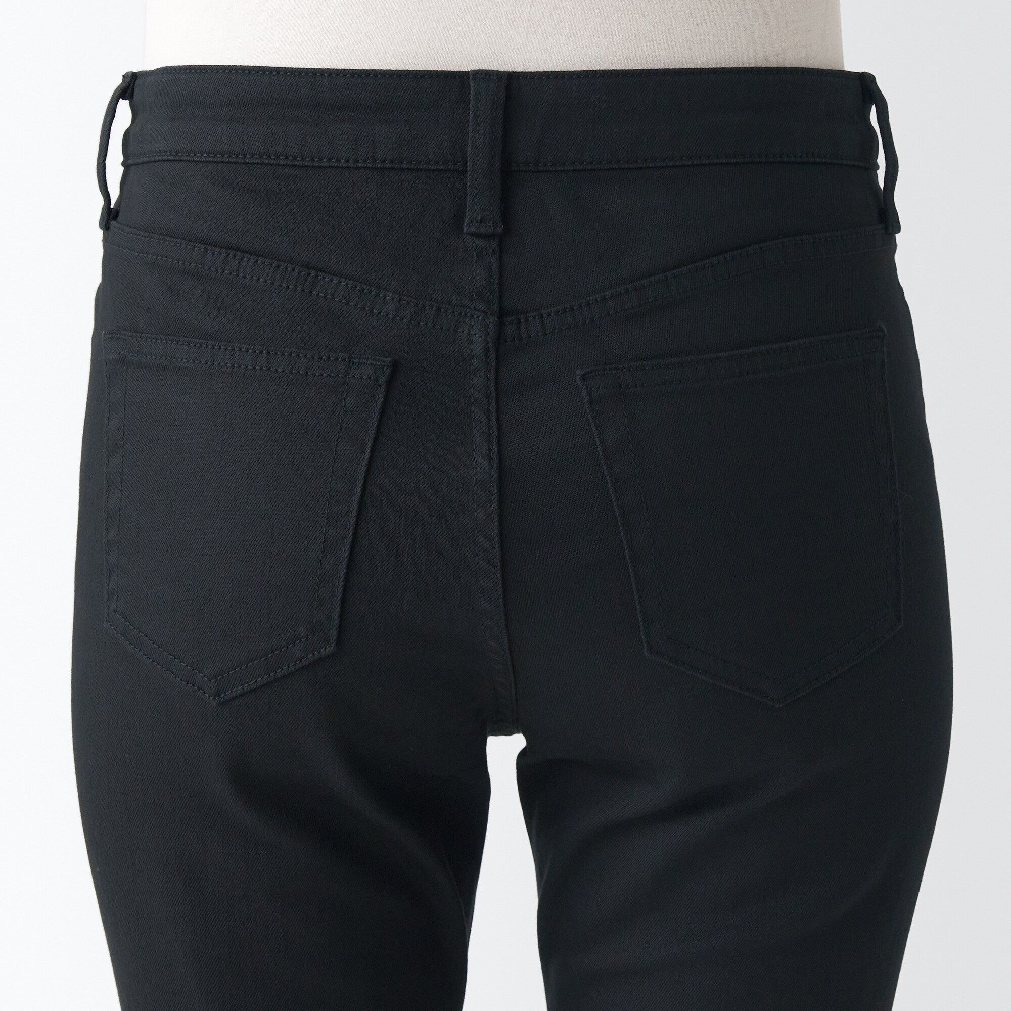 Women's Super Stretch Denim Skinny Pants Black (L 30inch / 75cm) - Image 9