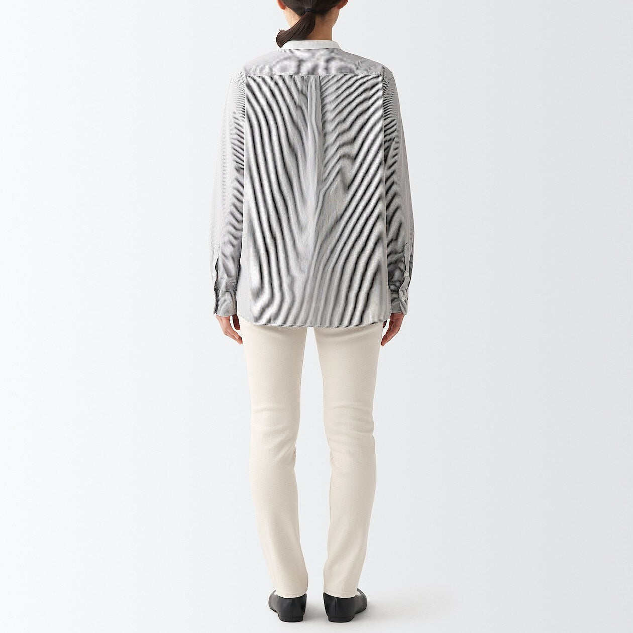 Women's Stretch Denim Slim Pants Natural (L 30inch / 75cm) - Image 7